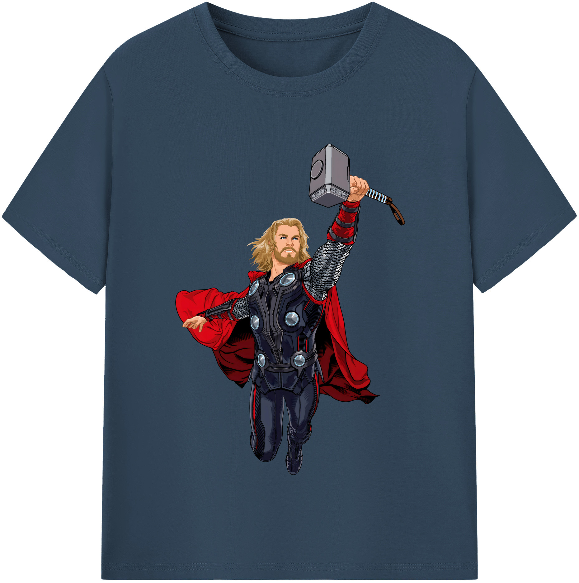 （画像用） アベンジャーズ The Avengers 綿100％半袖Tシャツ（フロントプリント）