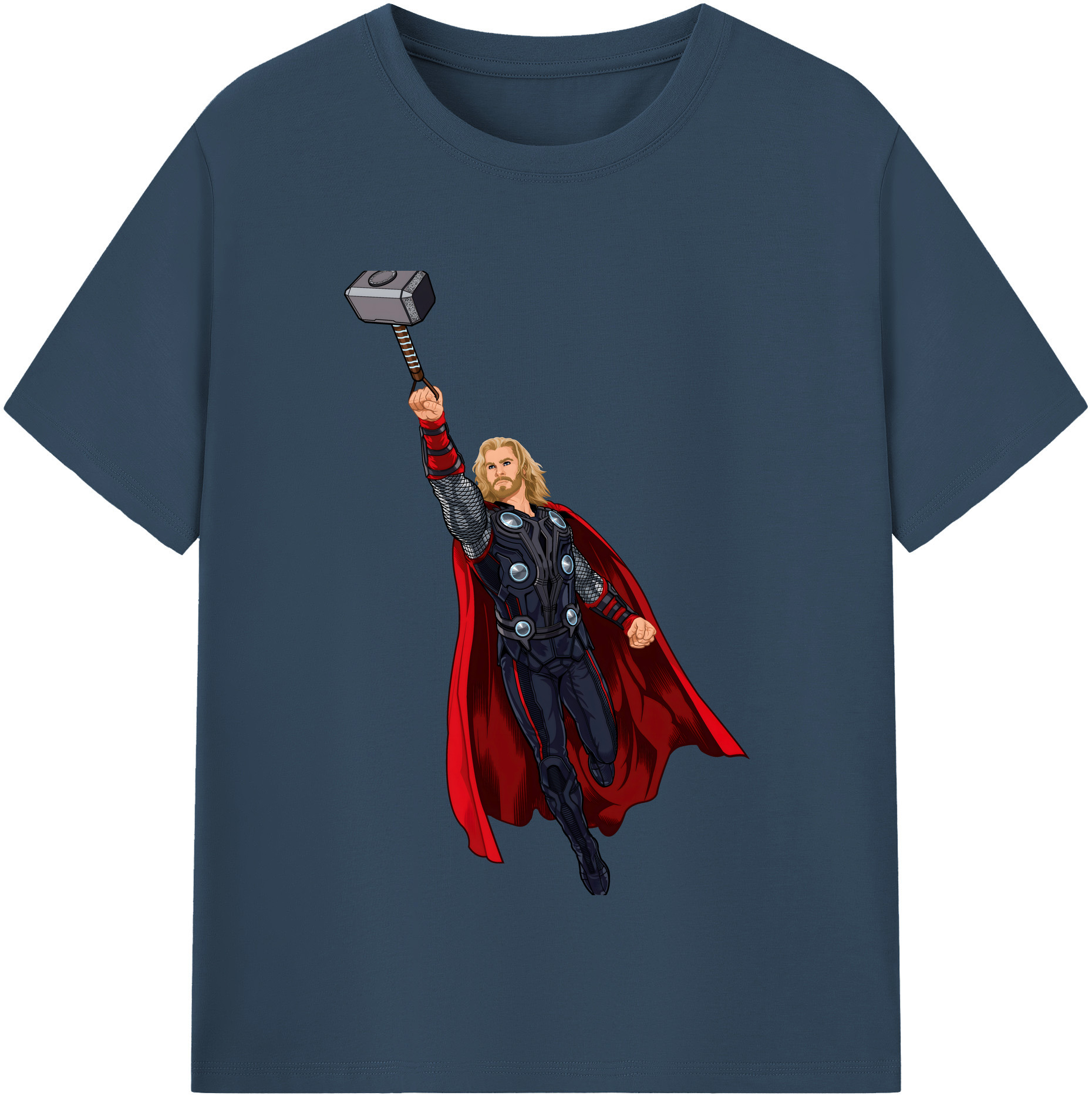 （画像用） アベンジャーズ The Avengers 綿100％半袖Tシャツ（フロントプリント）