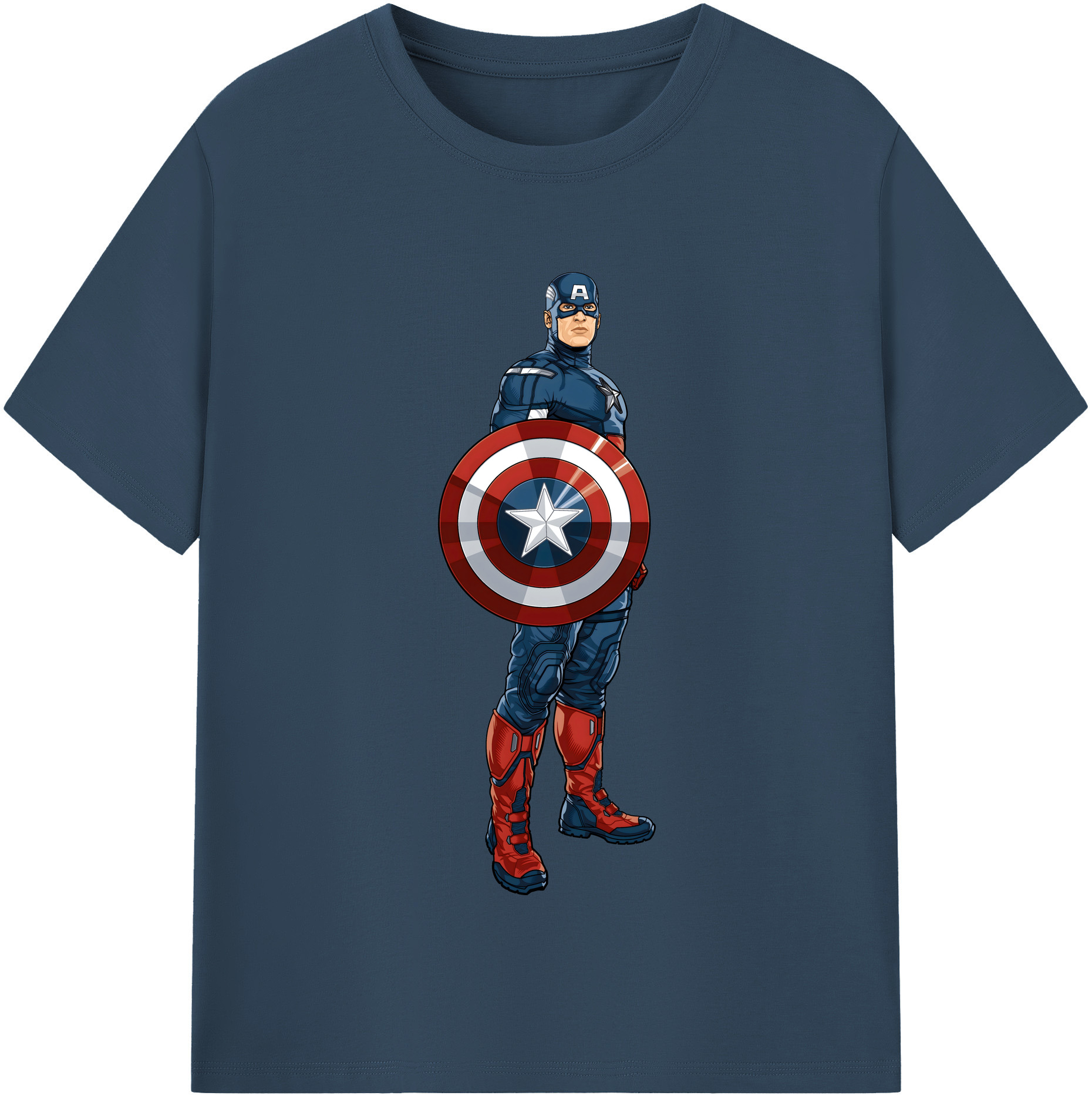 （画像用） アベンジャーズ The Avengers 綿100％半袖Tシャツ（フロントプリント）