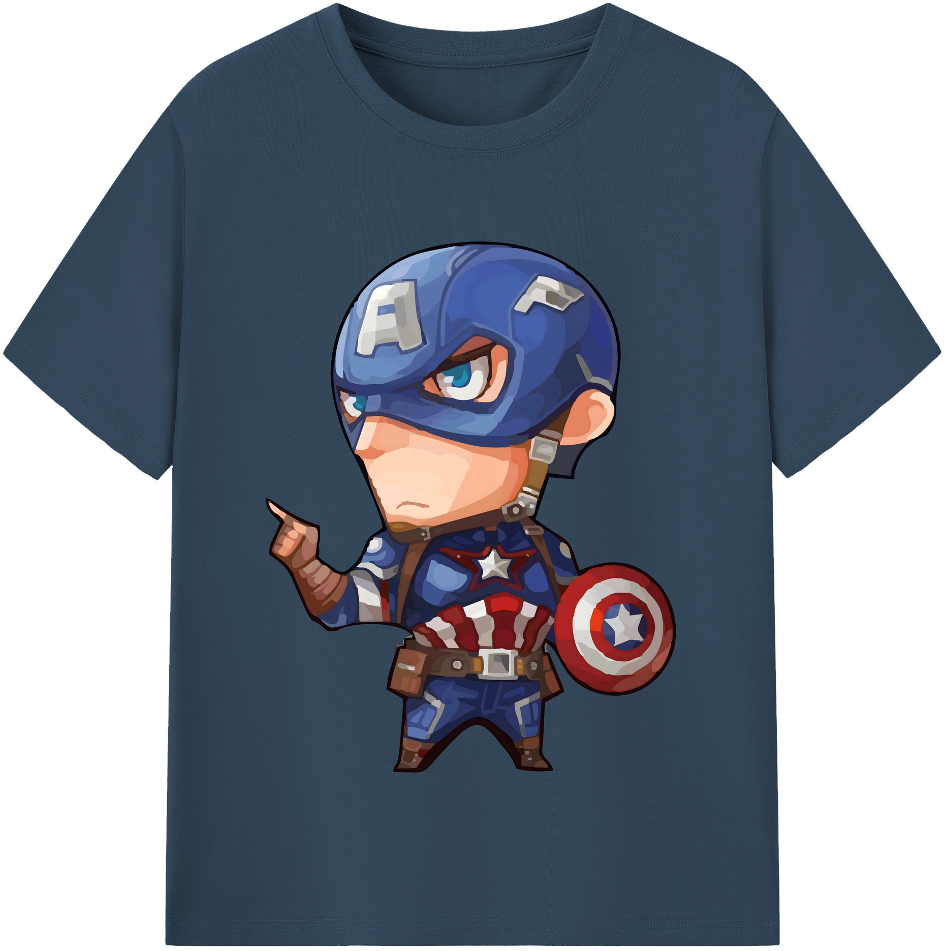 （画像用） アベンジャーズ The Avengers 綿100％半袖Tシャツ（フロントプリント）
