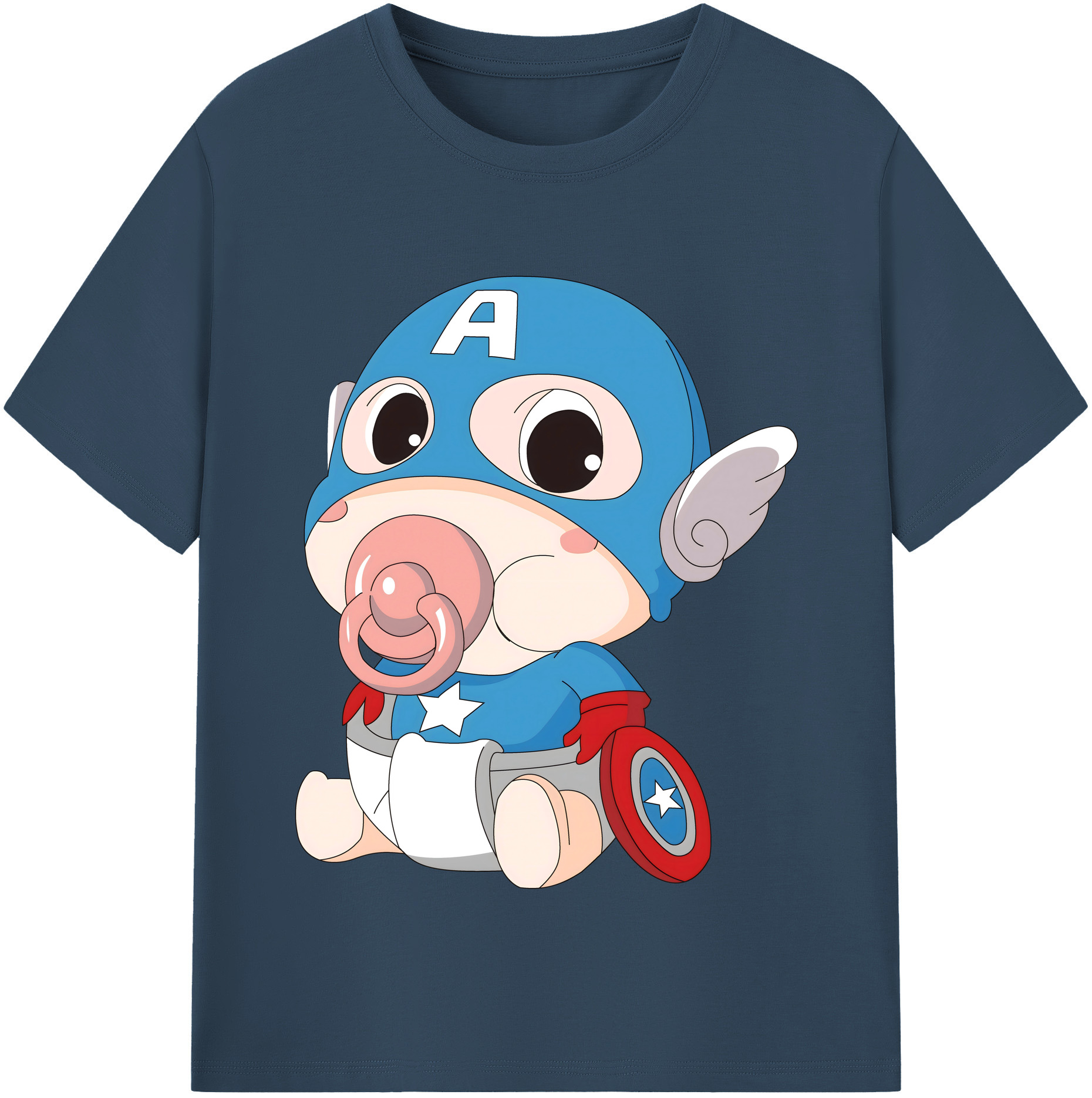 （画像用） アベンジャーズ The Avengers 綿100％半袖Tシャツ（フロントプリント）
