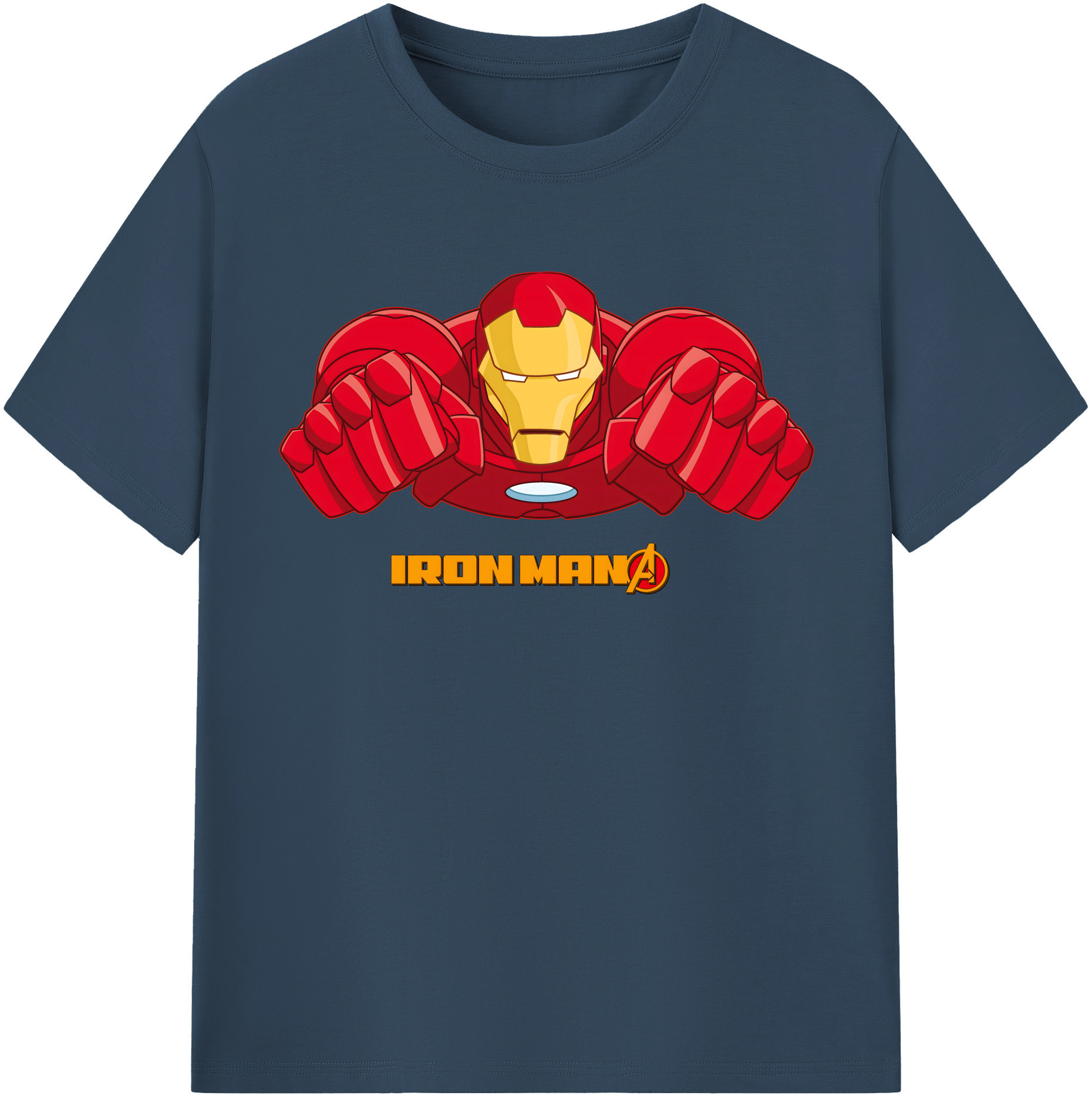 （画像用） アベンジャーズ The Avengers 綿100％半袖Tシャツ（フロントプリント）