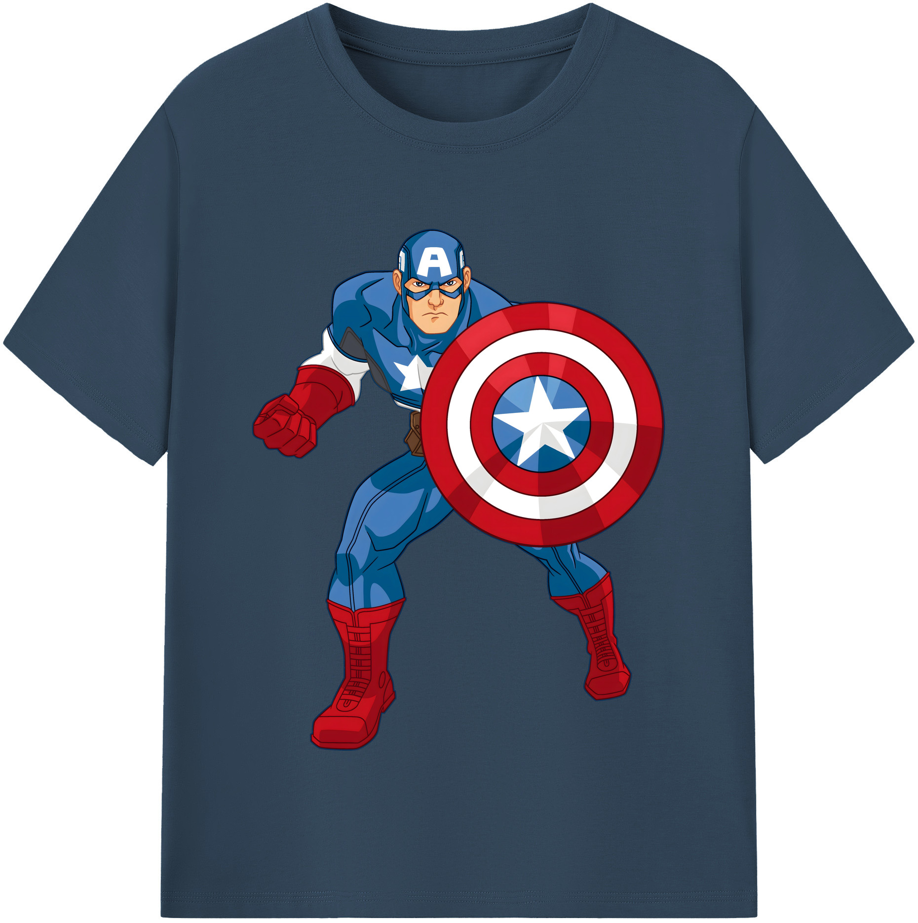 （画像用） アベンジャーズ The Avengers 綿100％半袖Tシャツ（フロントプリント）
