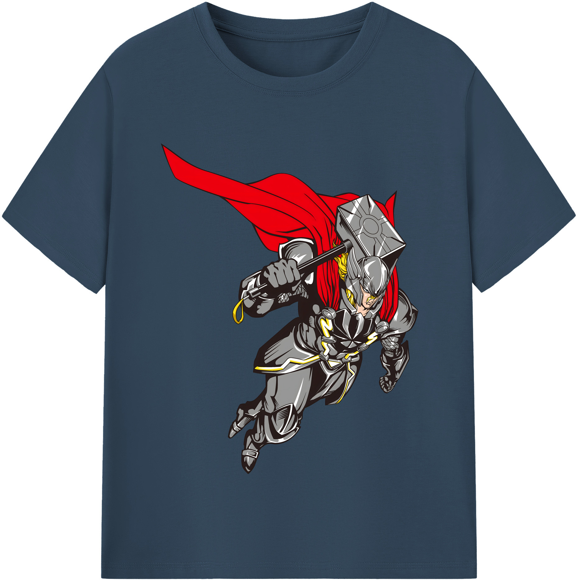 （画像用） アベンジャーズ The Avengers 綿100％半袖Tシャツ（フロントプリント）