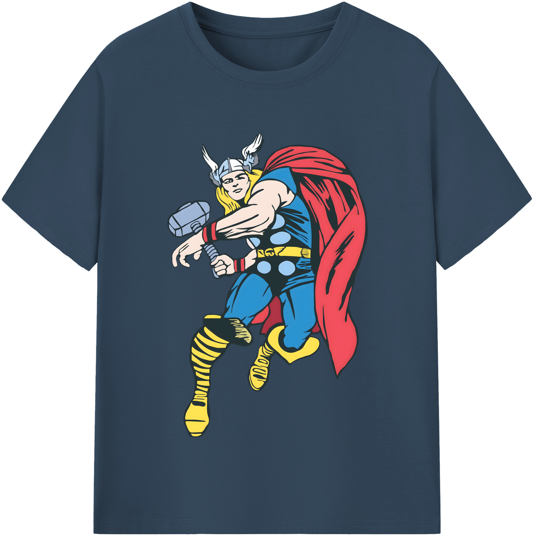 （画像用） アベンジャーズ The Avengers 綿100％半袖Tシャツ（フロントプリント）
