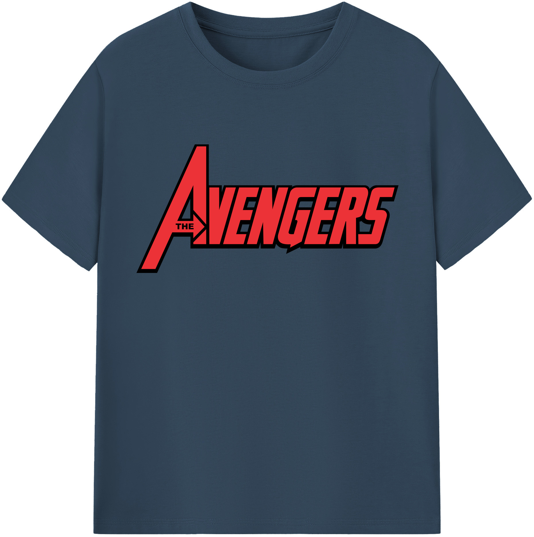 （画像用） アベンジャーズ The Avengers 綿100％半袖Tシャツ（フロントプリント）