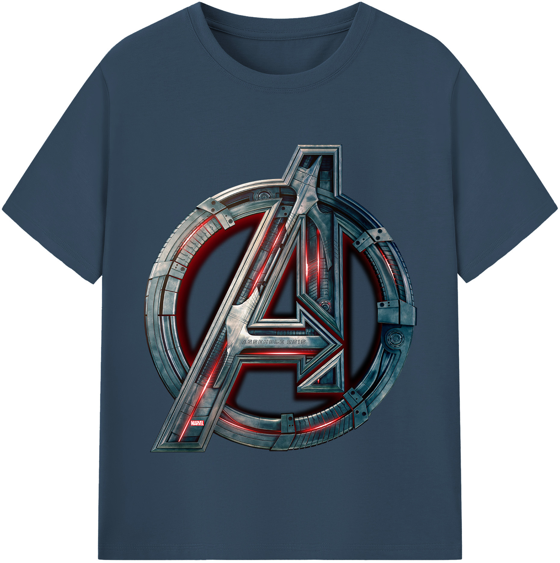 （画像用） アベンジャーズ The Avengers 綿100％半袖Tシャツ（フロントプリント）