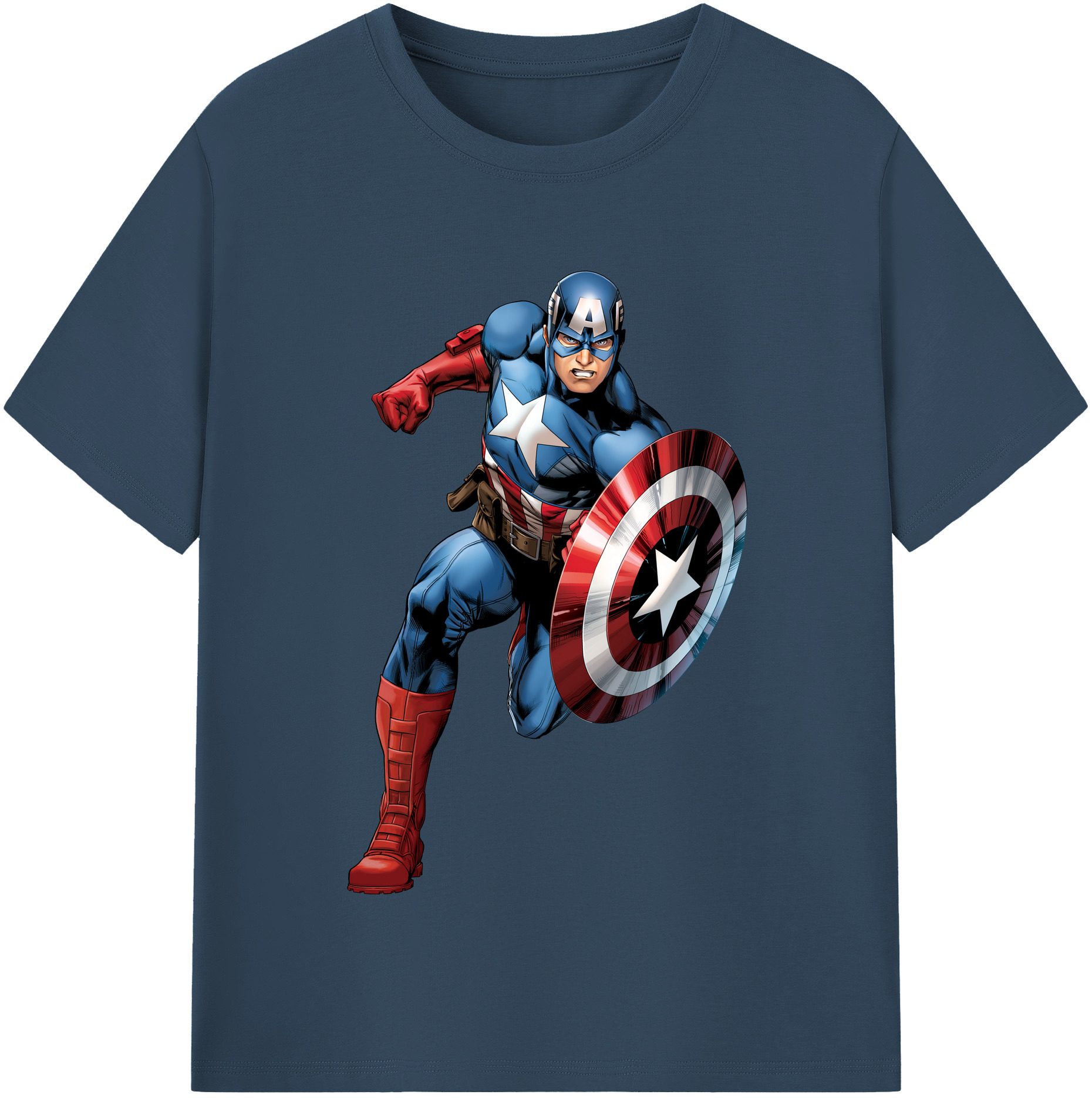 （画像用） アベンジャーズ The Avengers 綿100％半袖Tシャツ（フロントプリント）