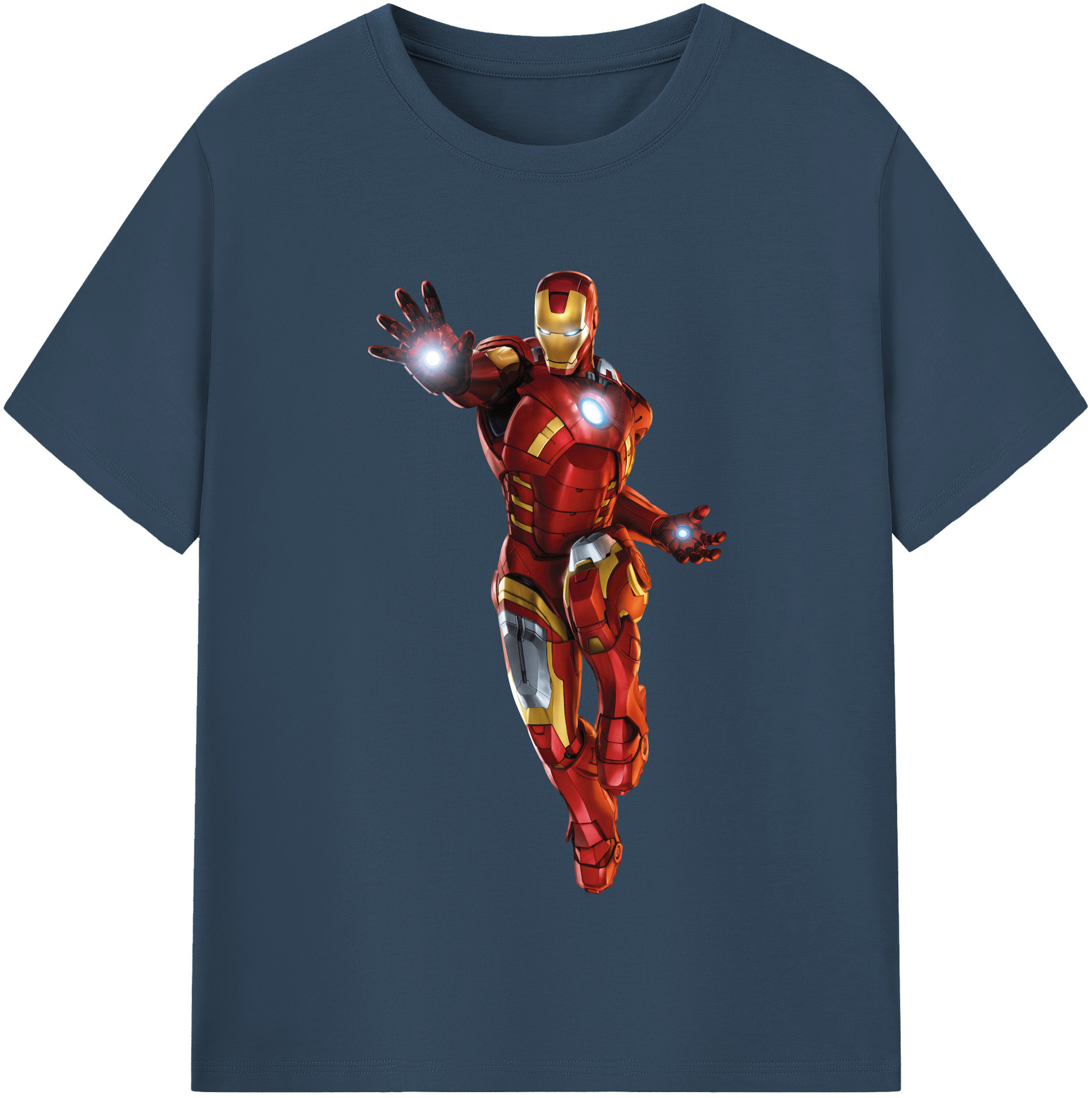 （画像用） アベンジャーズ The Avengers 綿100％半袖Tシャツ（フロントプリント）