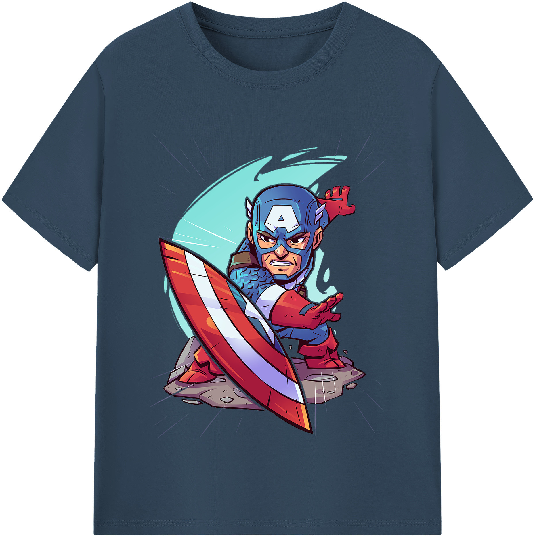 （画像用） アベンジャーズ The Avengers 綿100％半袖Tシャツ（フロントプリント）