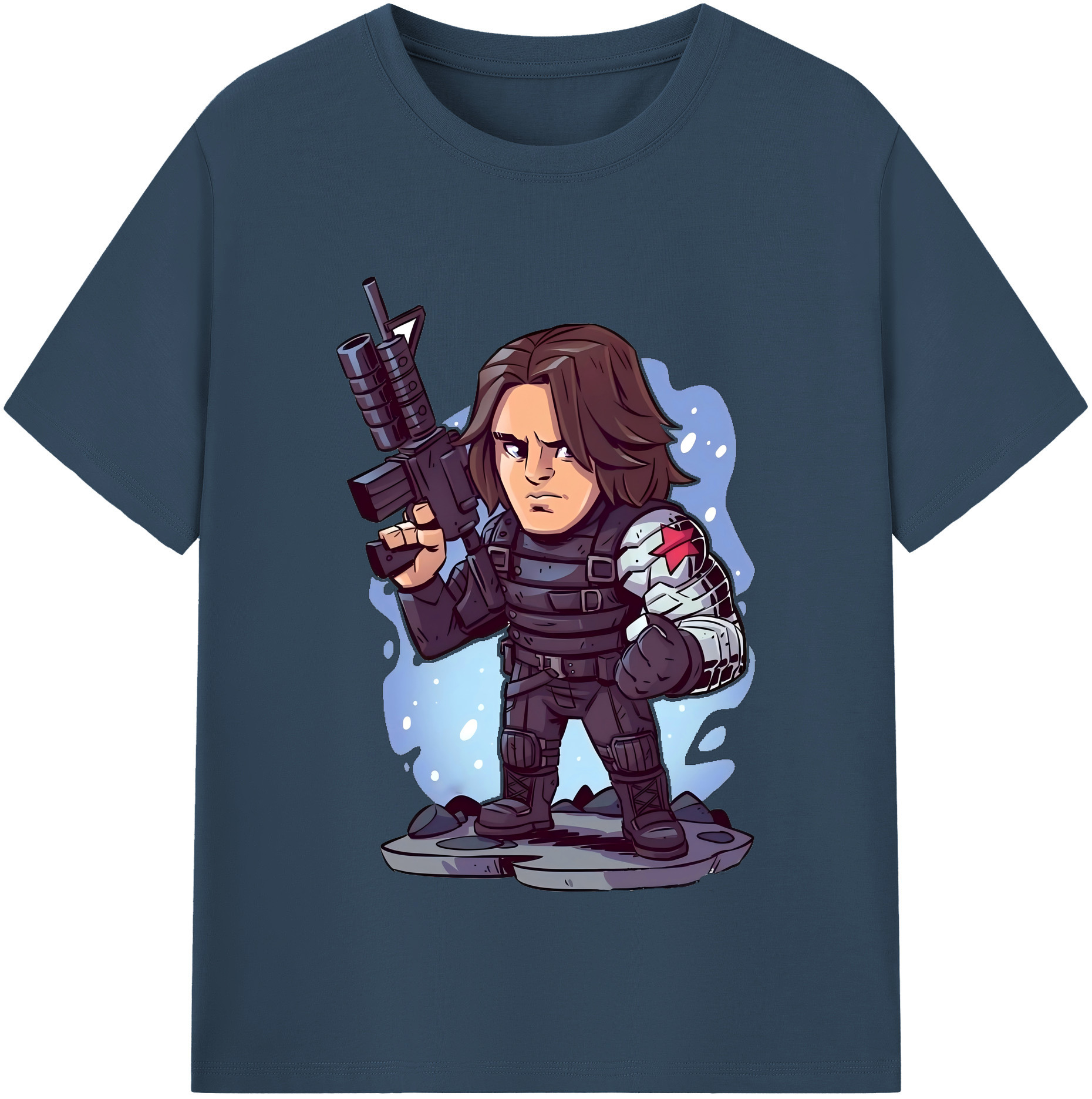 （画像用） アベンジャーズ The Avengers 綿100％半袖Tシャツ（フロントプリント）