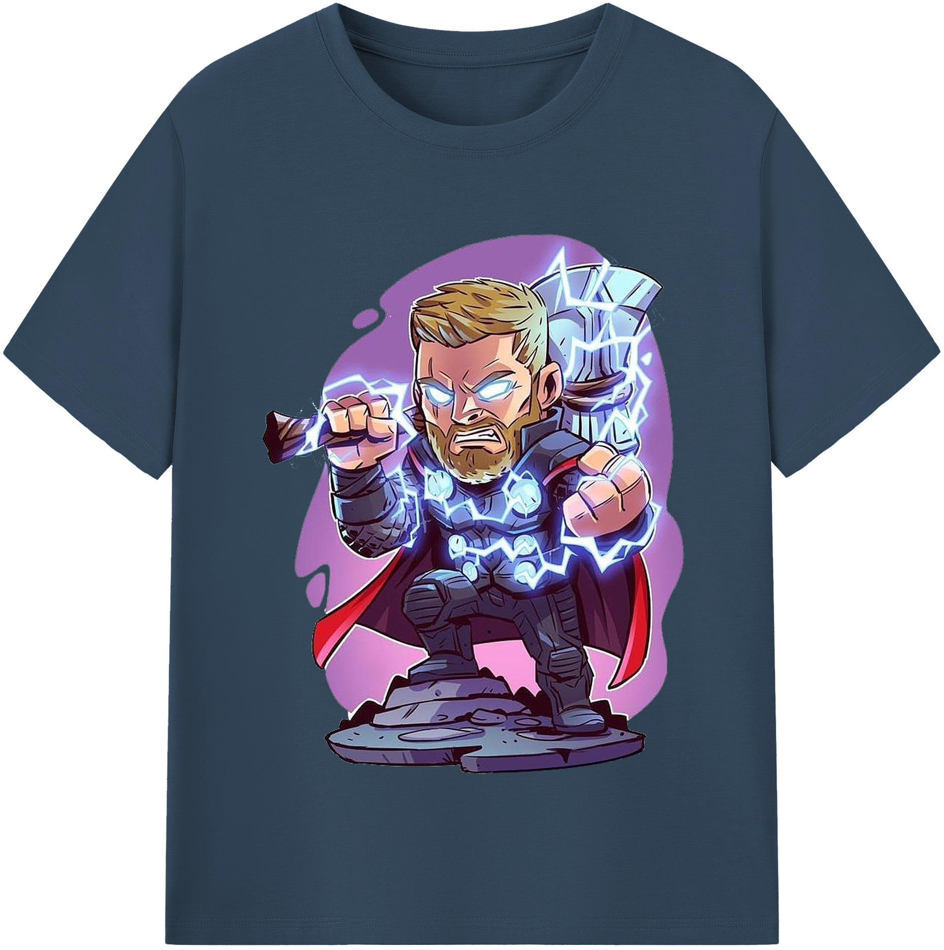 （画像用） アベンジャーズ The Avengers 綿100％半袖Tシャツ（フロントプリント）