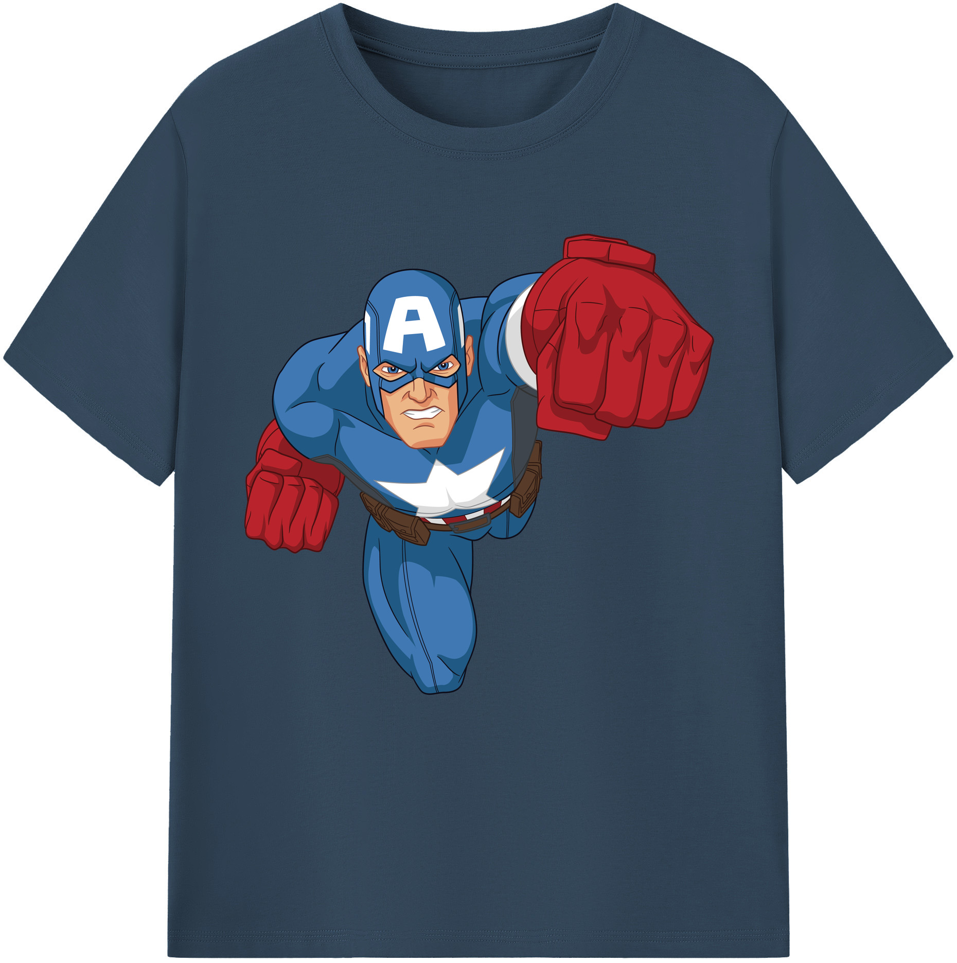 （画像用） アベンジャーズ The Avengers 綿100％半袖Tシャツ（フロントプリント）