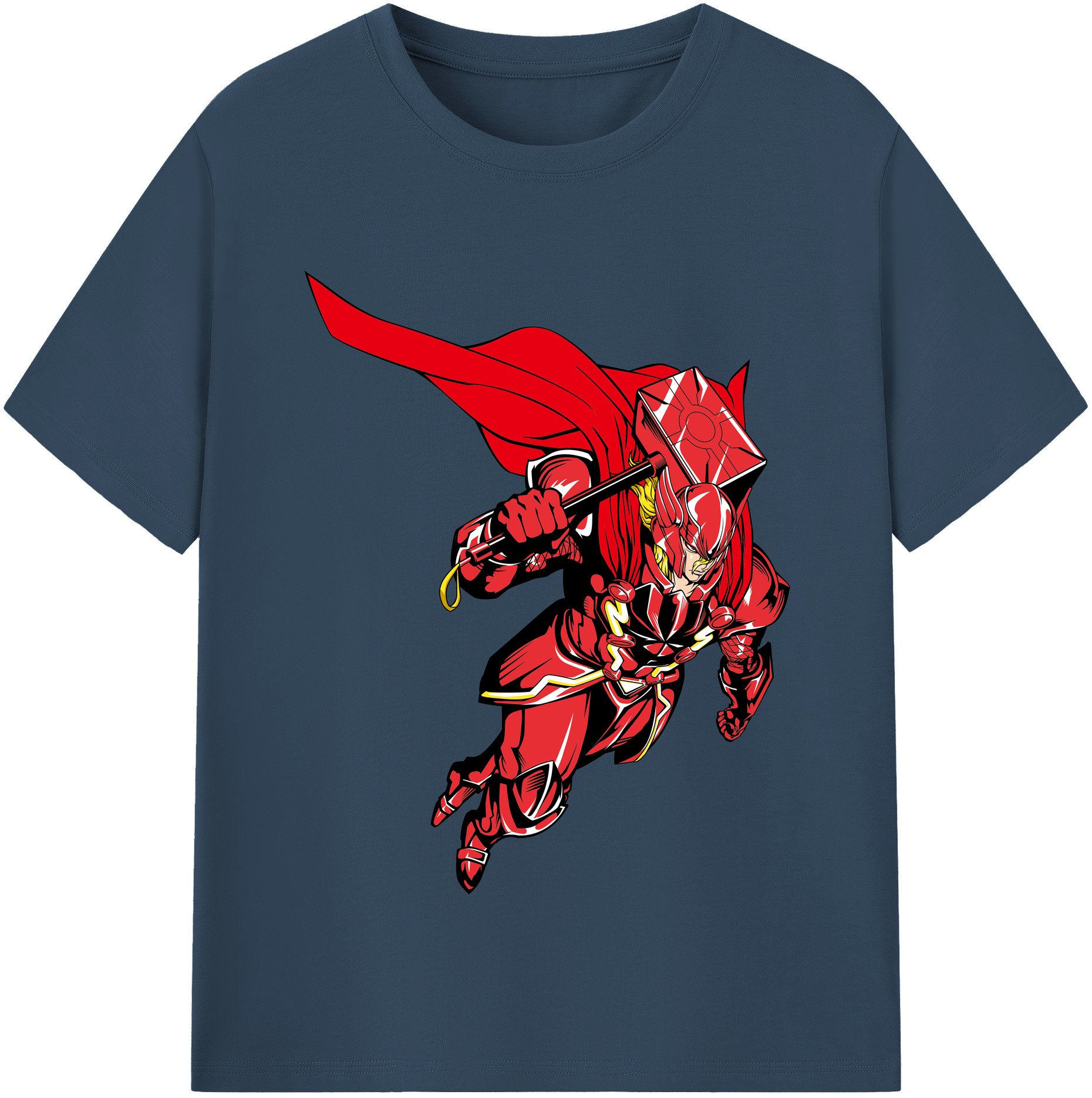 （画像用） アベンジャーズ The Avengers 綿100％半袖Tシャツ（フロントプリント）