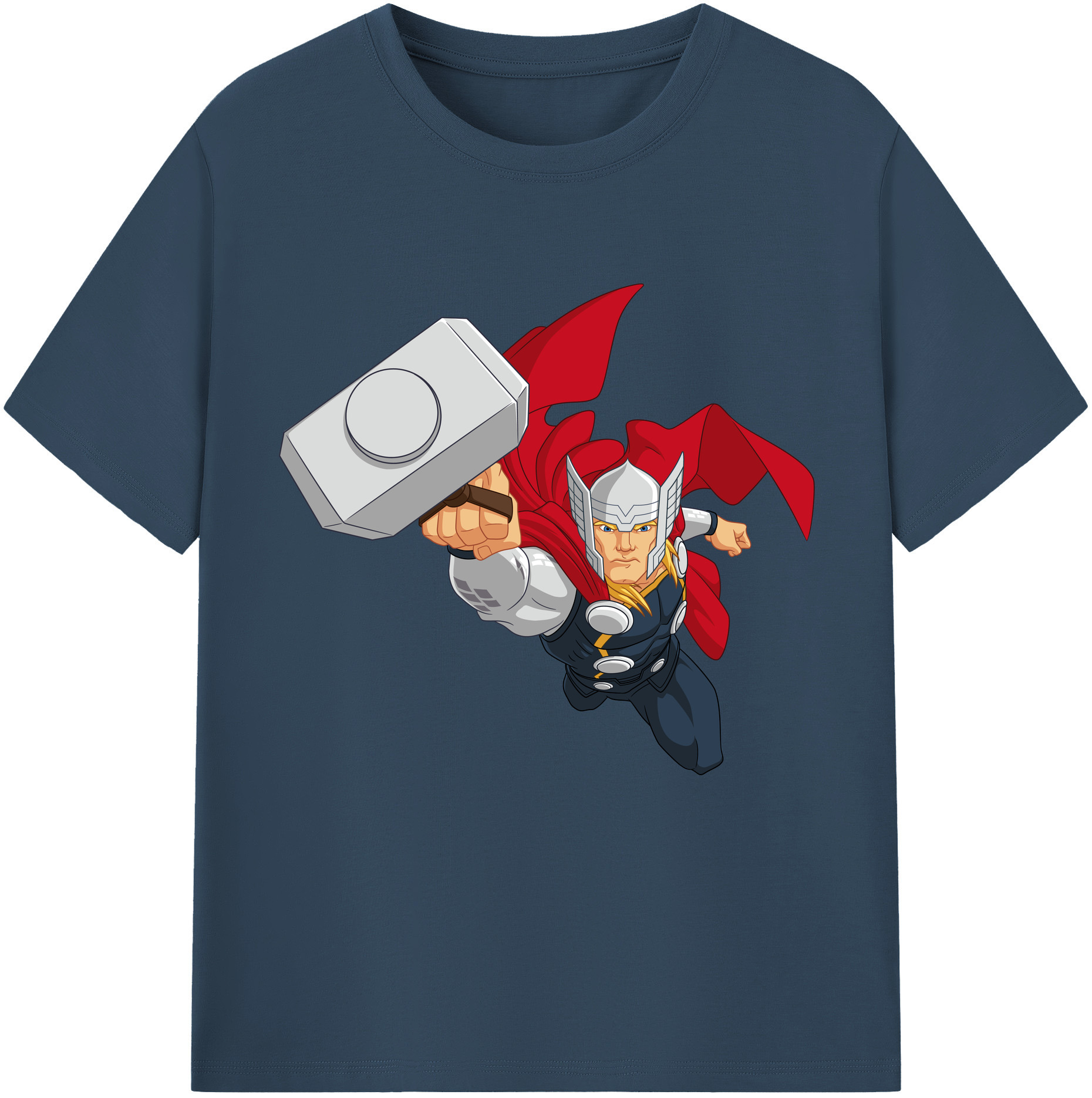 （画像用） アベンジャーズ The Avengers 綿100％半袖Tシャツ（フロントプリント）