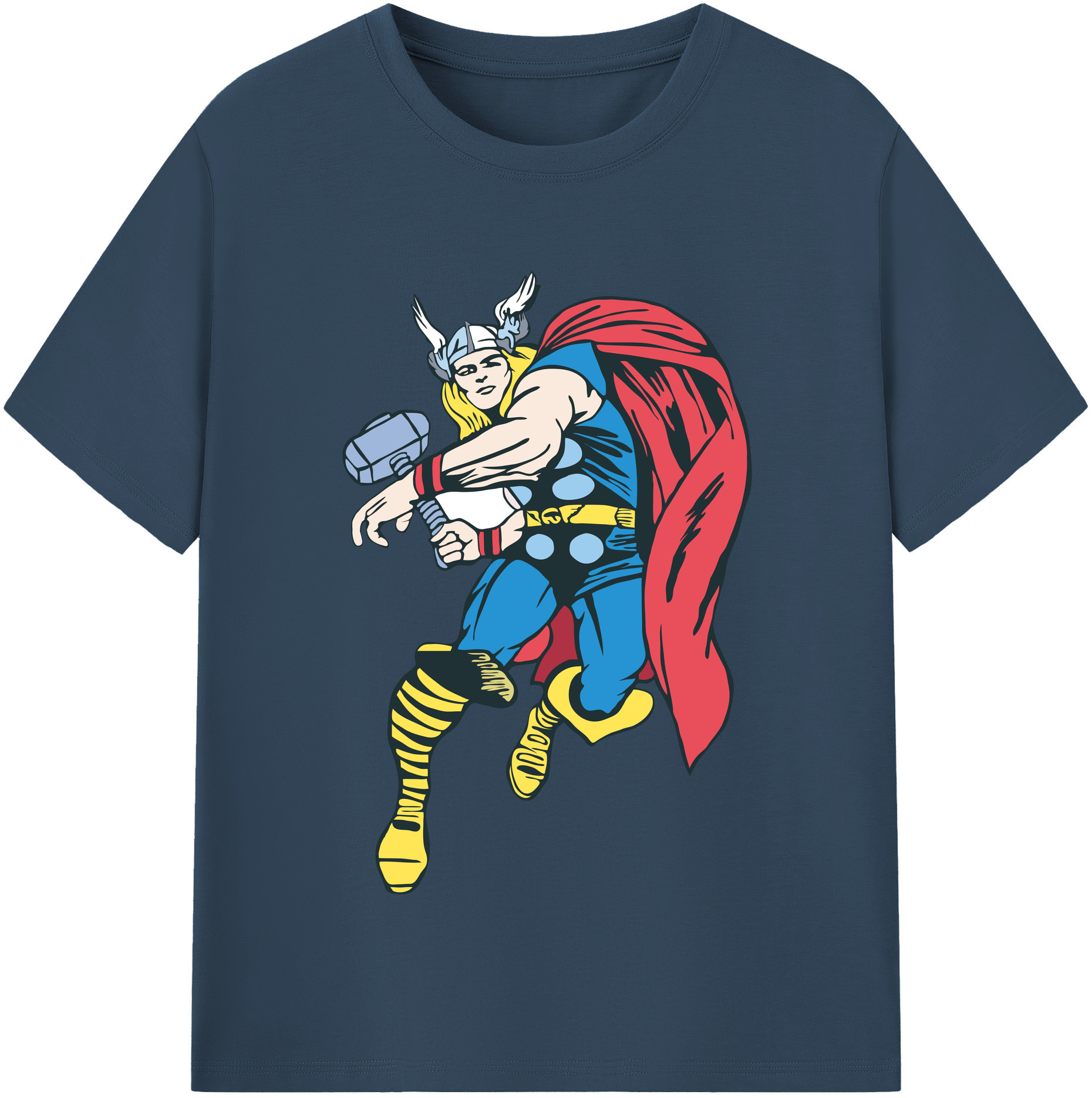 （画像用） アベンジャーズ The Avengers 綿100％半袖Tシャツ（フロントプリント）