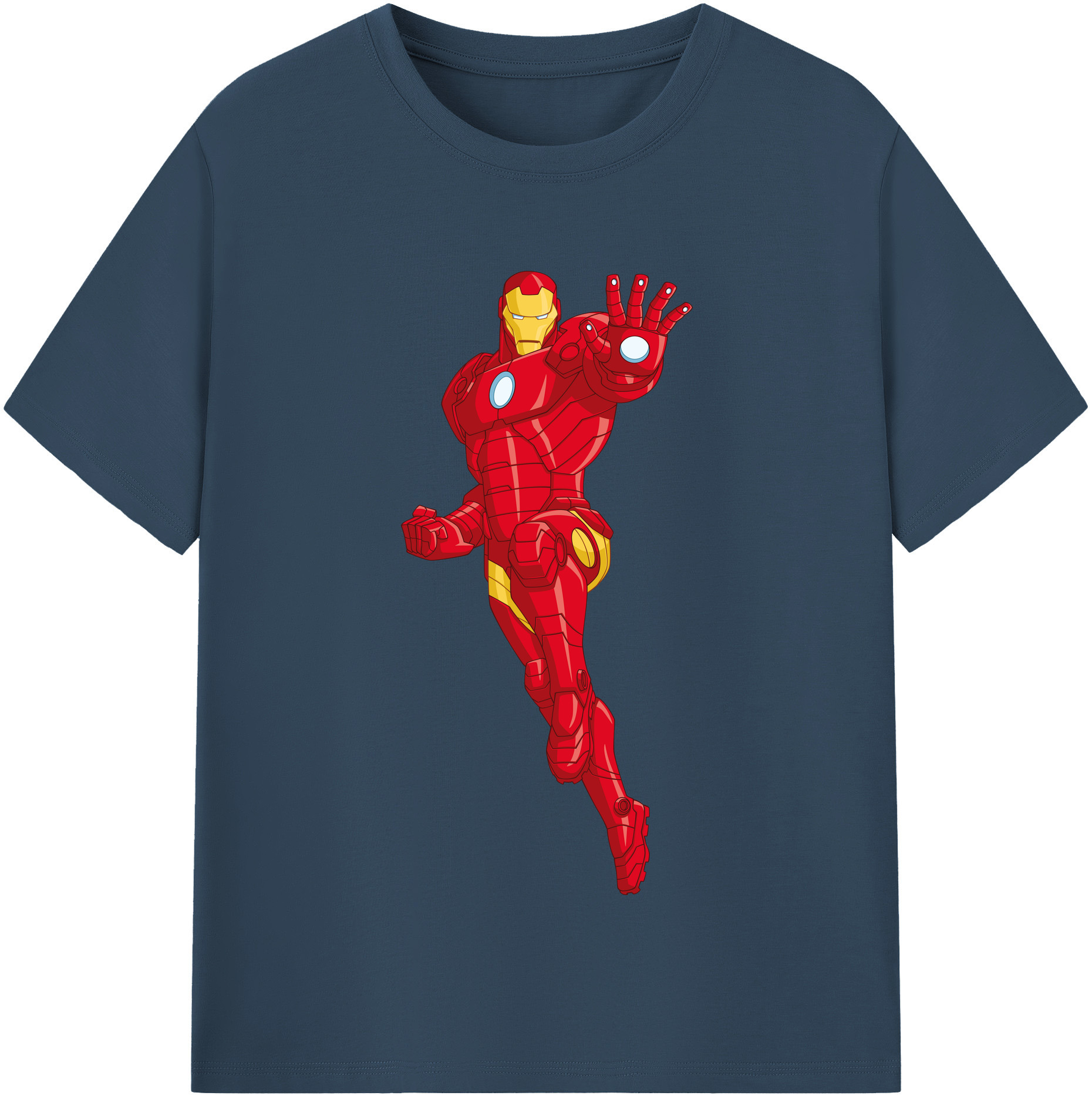 （画像用） アベンジャーズ The Avengers 綿100％半袖Tシャツ（フロントプリント）
