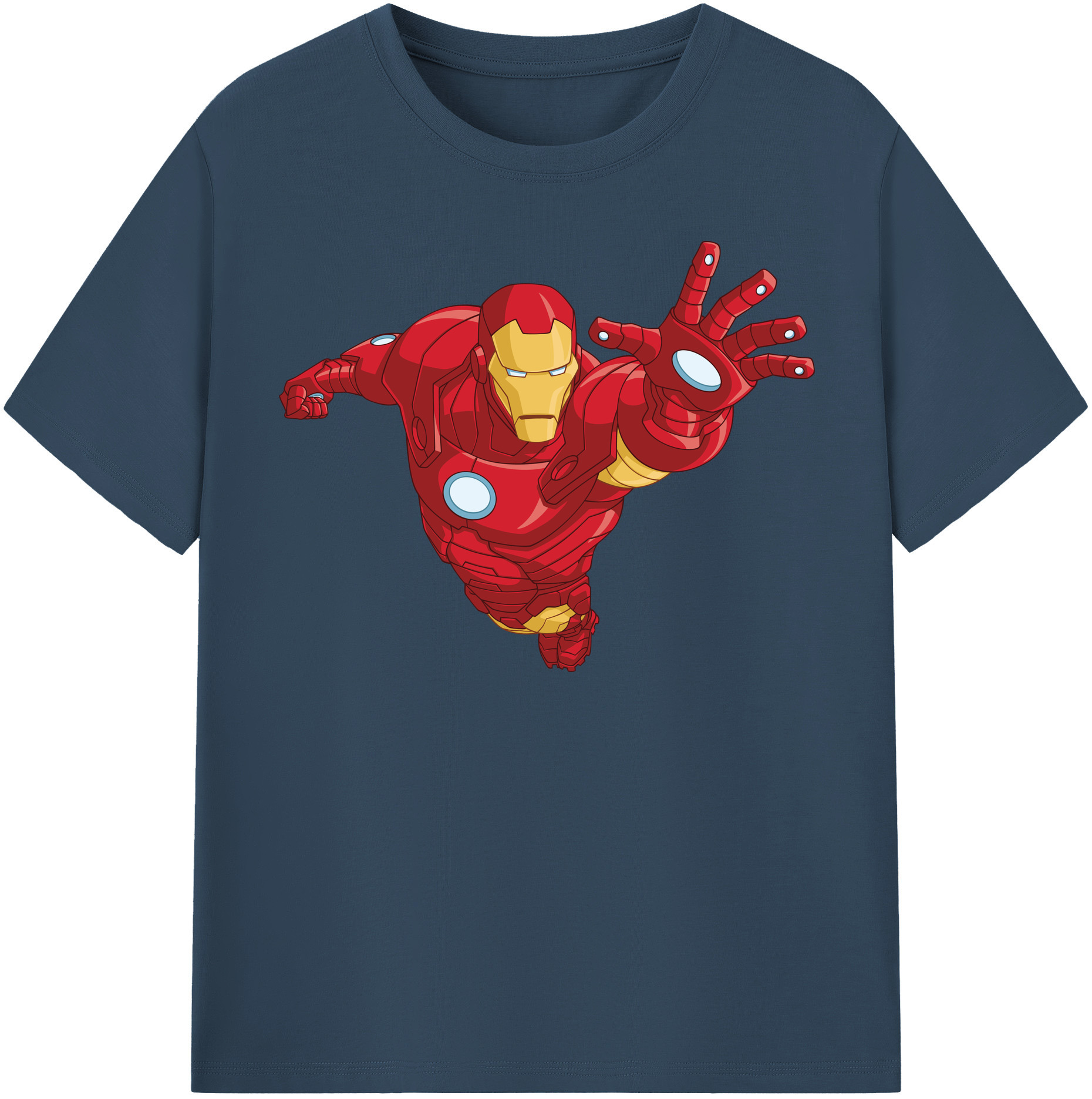 （画像用） アベンジャーズ The Avengers 綿100％半袖Tシャツ（フロントプリント）