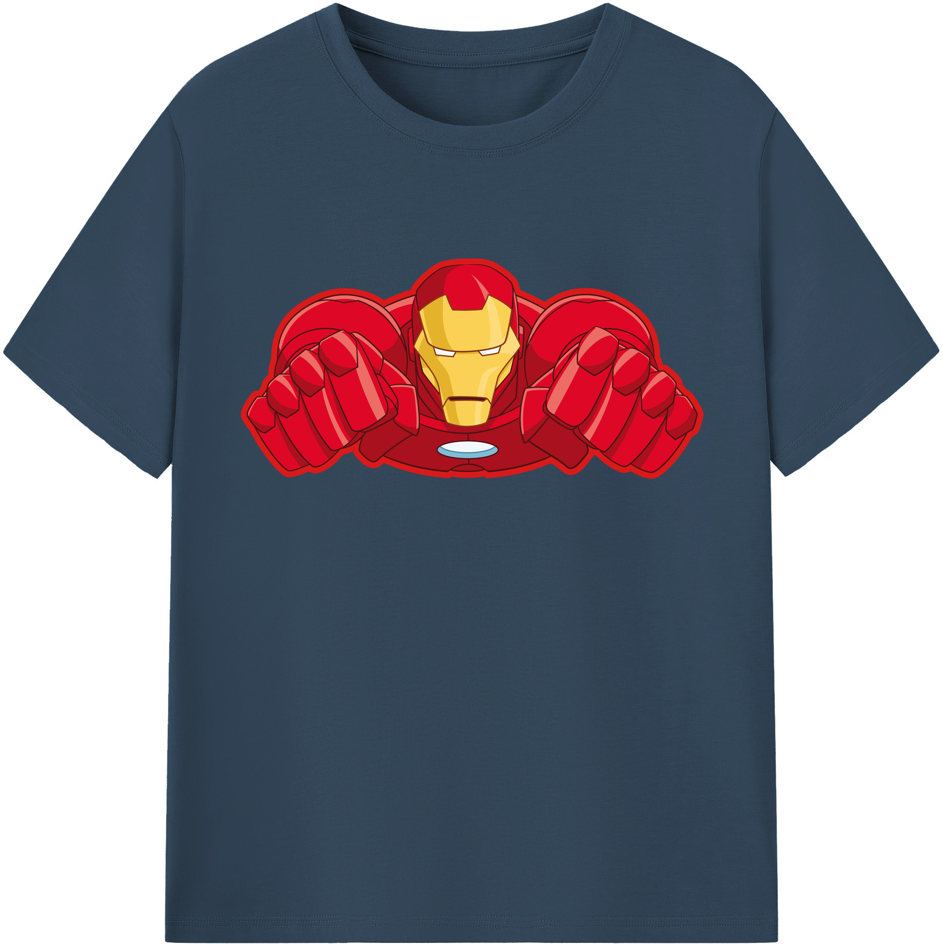 （画像用） アベンジャーズ The Avengers 綿100％半袖Tシャツ（フロントプリント）