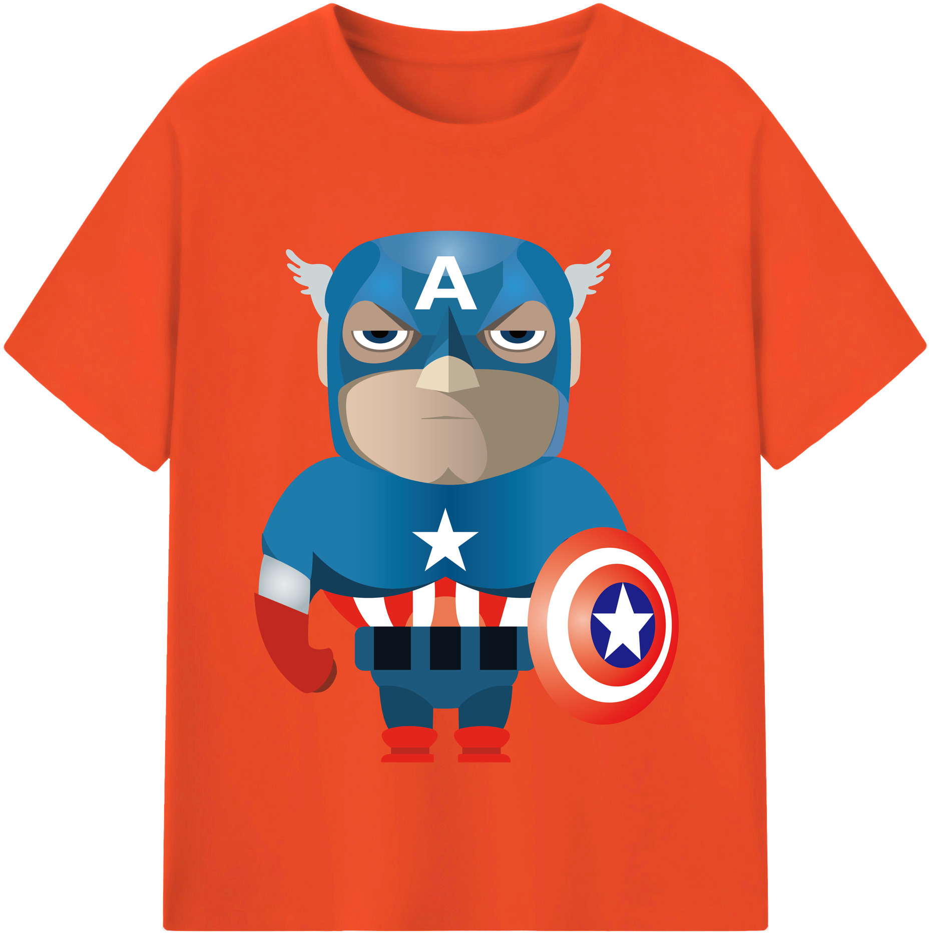 （画像用） アベンジャーズ The Avengers 綿100％半袖Tシャツ（フロントプリント）