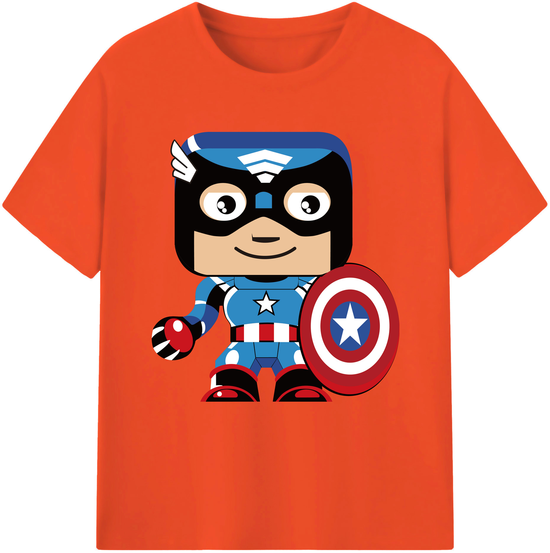 （画像用） アベンジャーズ The Avengers 綿100％半袖Tシャツ（フロントプリント）