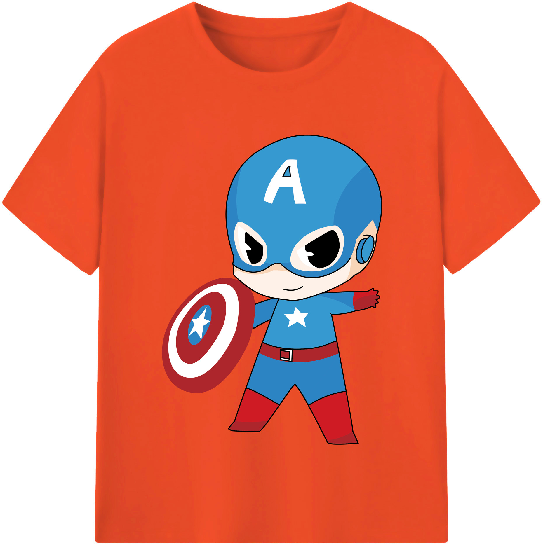 （画像用） アベンジャーズ The Avengers 綿100％半袖Tシャツ（フロントプリント）