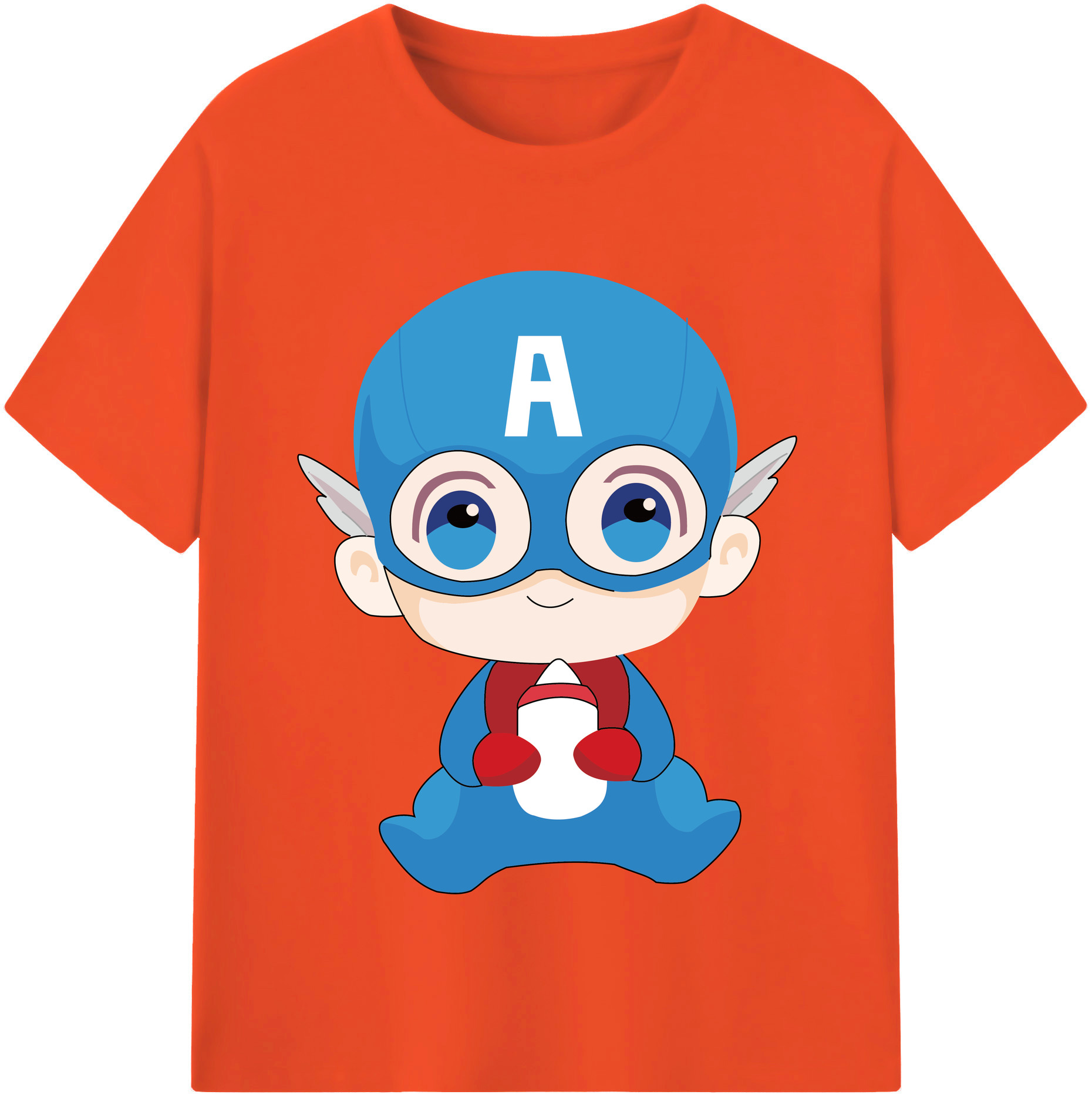 （画像用） アベンジャーズ The Avengers 綿100％半袖Tシャツ（フロントプリント）