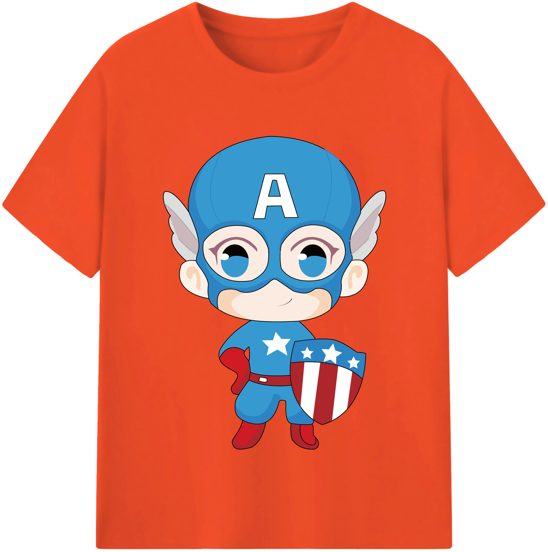 （画像用） アベンジャーズ The Avengers 綿100％半袖Tシャツ（フロントプリント）