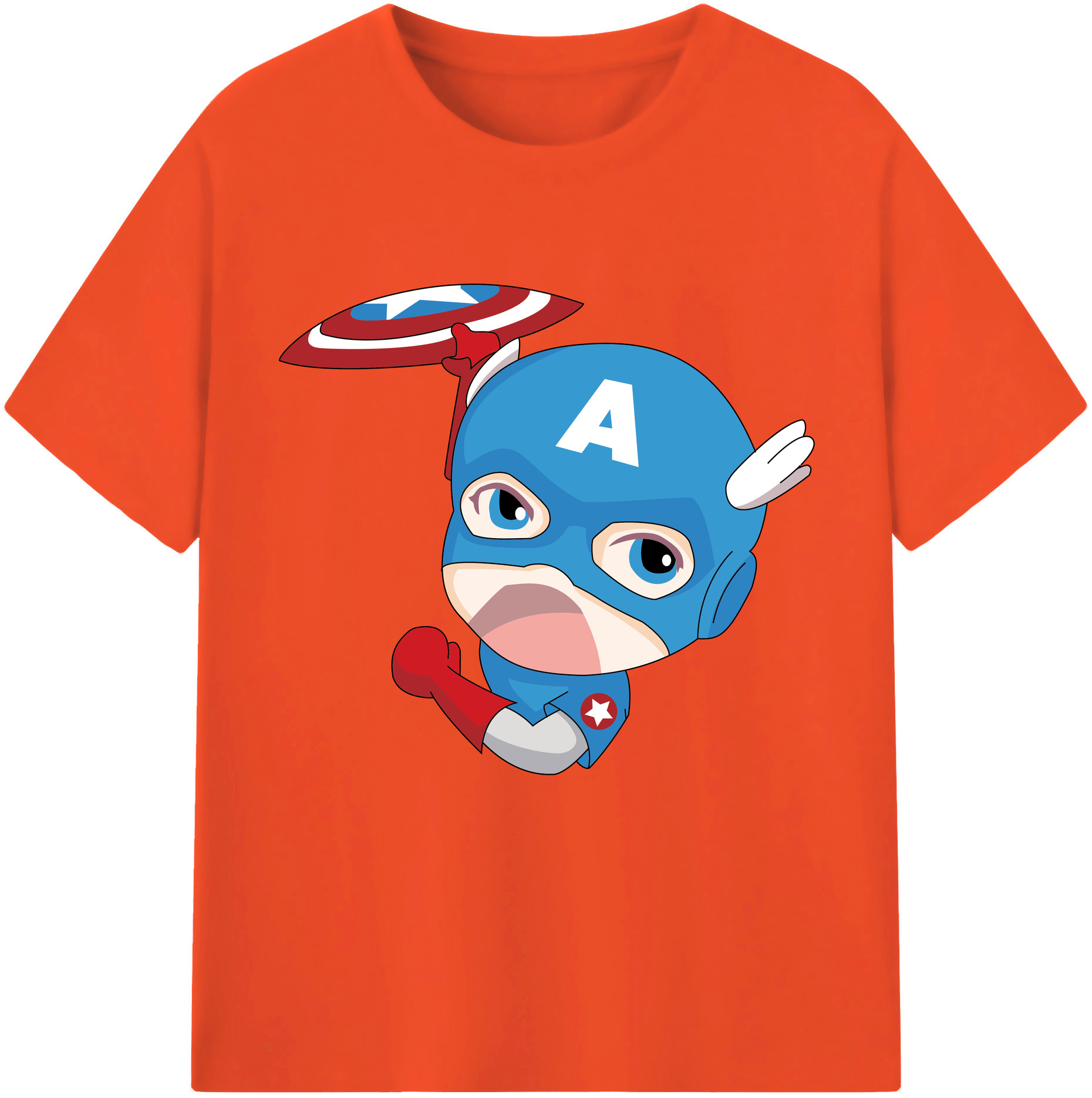 （画像用） アベンジャーズ The Avengers 綿100％半袖Tシャツ（フロントプリント）