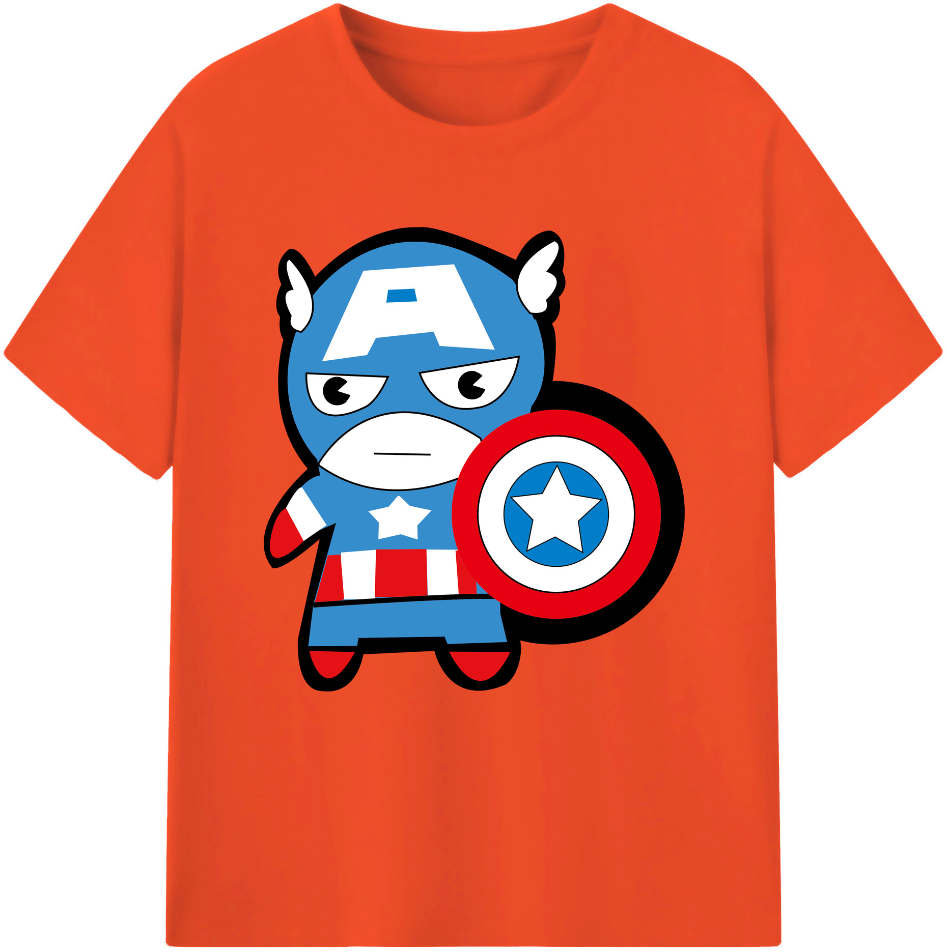 （画像用） アベンジャーズ The Avengers 綿100％半袖Tシャツ（フロントプリント）