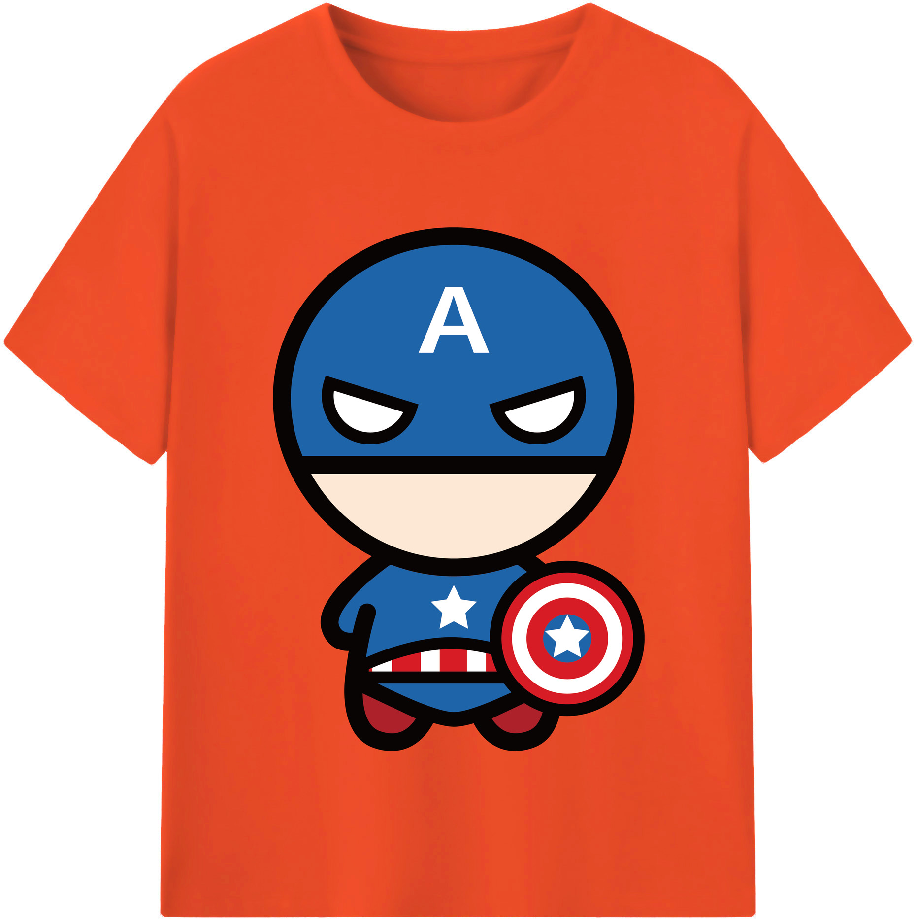 （画像用） アベンジャーズ The Avengers 綿100％半袖Tシャツ（フロントプリント）