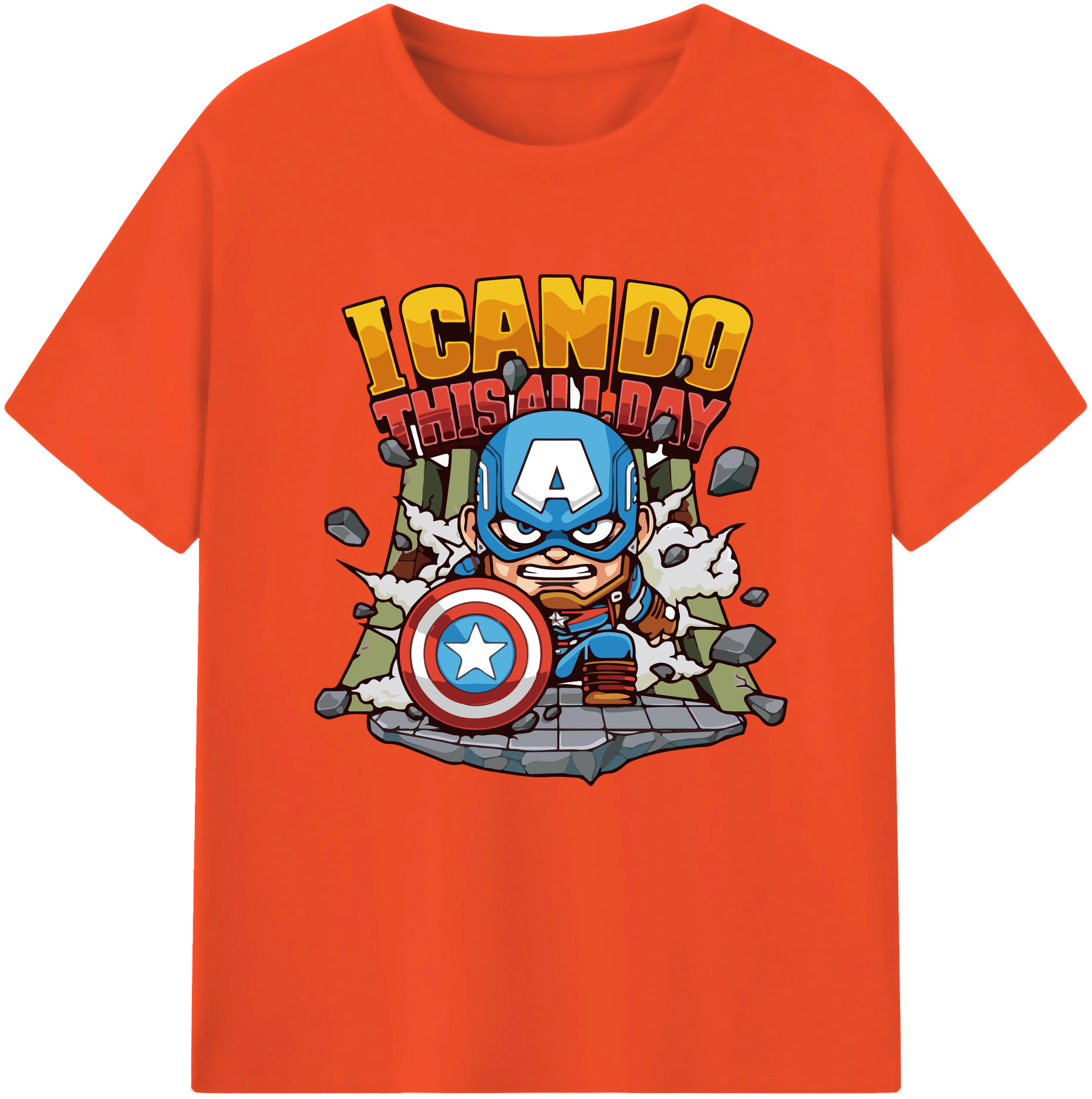 （画像用） アベンジャーズ The Avengers 綿100％半袖Tシャツ（フロントプリント）