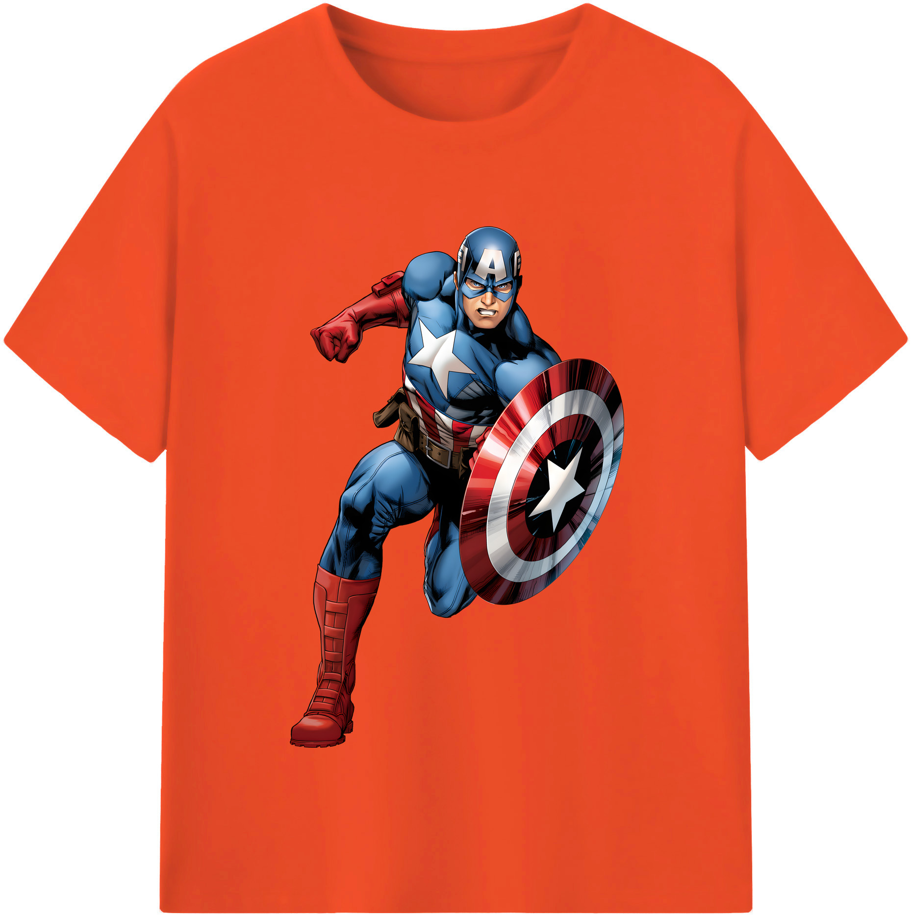 （画像用） アベンジャーズ The Avengers 綿100％半袖Tシャツ（フロントプリント）
