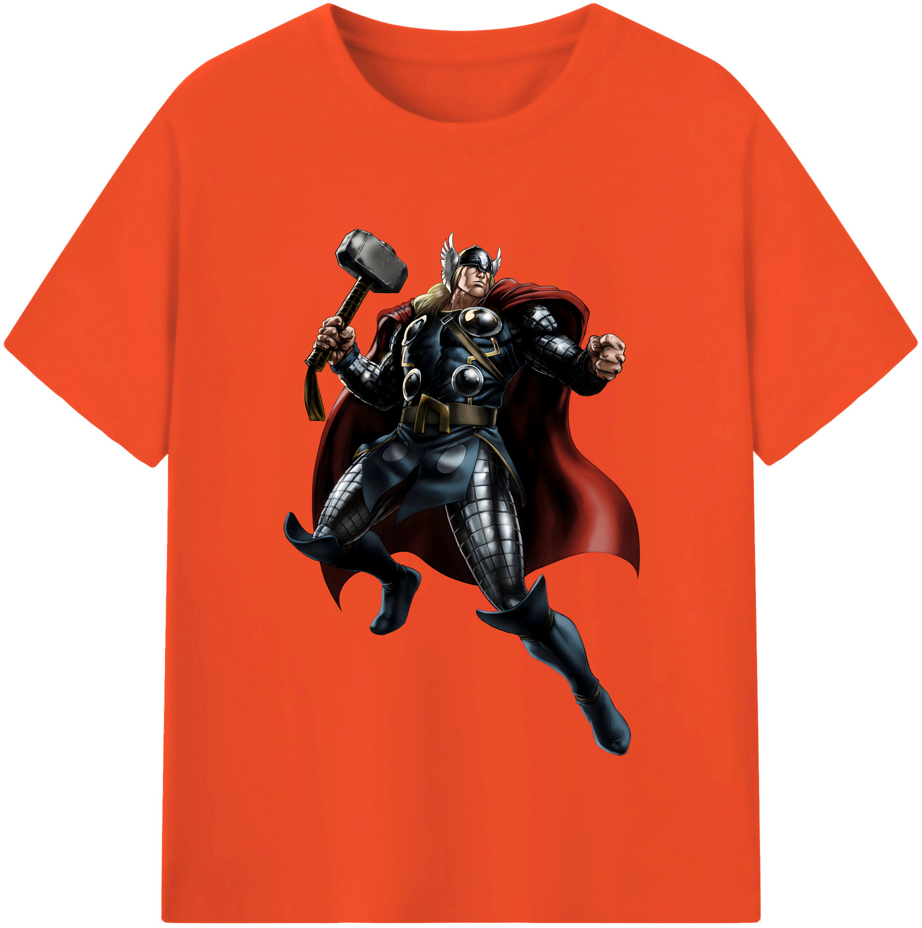 （画像用） アベンジャーズ The Avengers 綿100％半袖Tシャツ（フロントプリント）