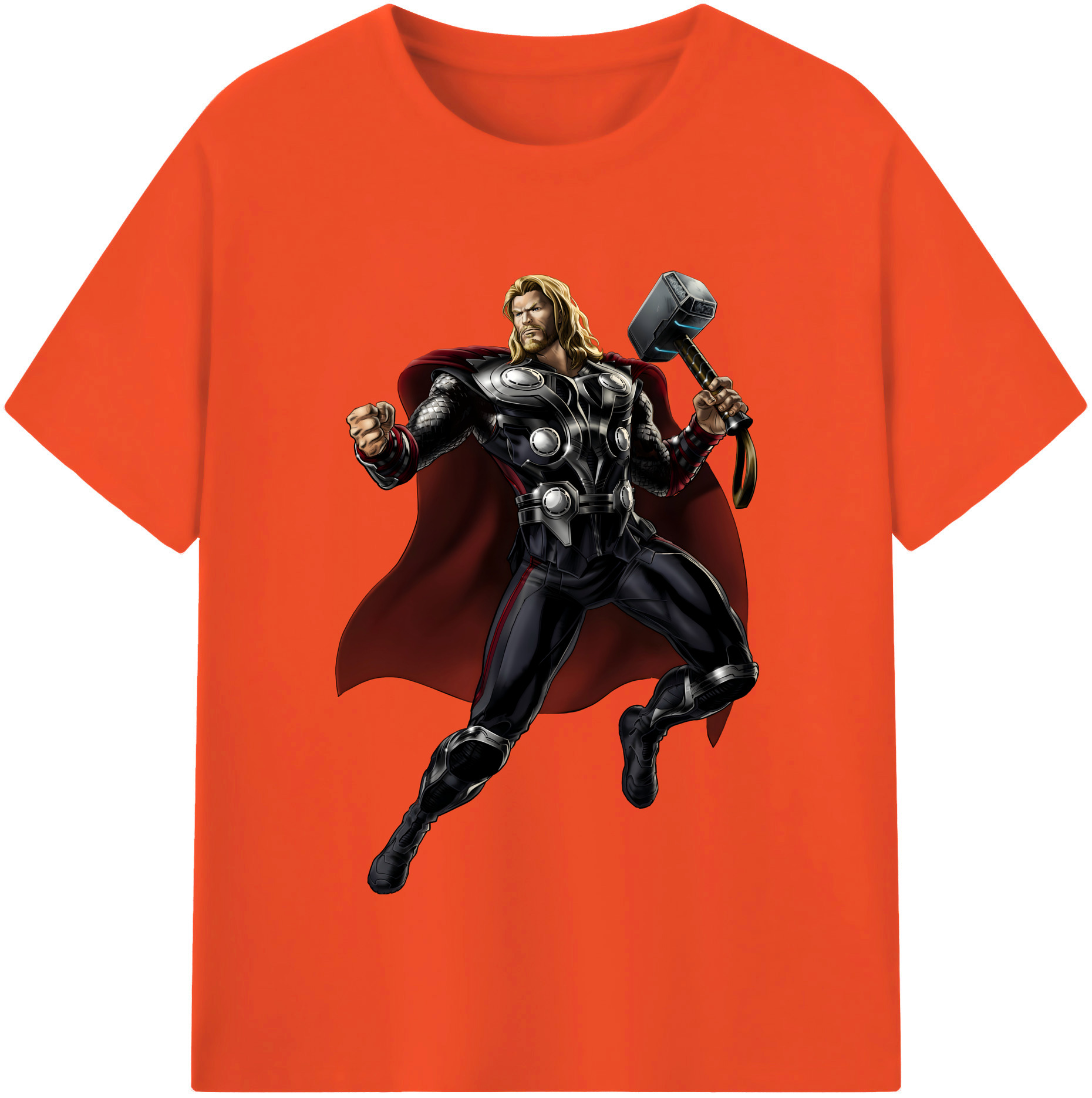 （画像用） アベンジャーズ The Avengers 綿100％半袖Tシャツ（フロントプリント）