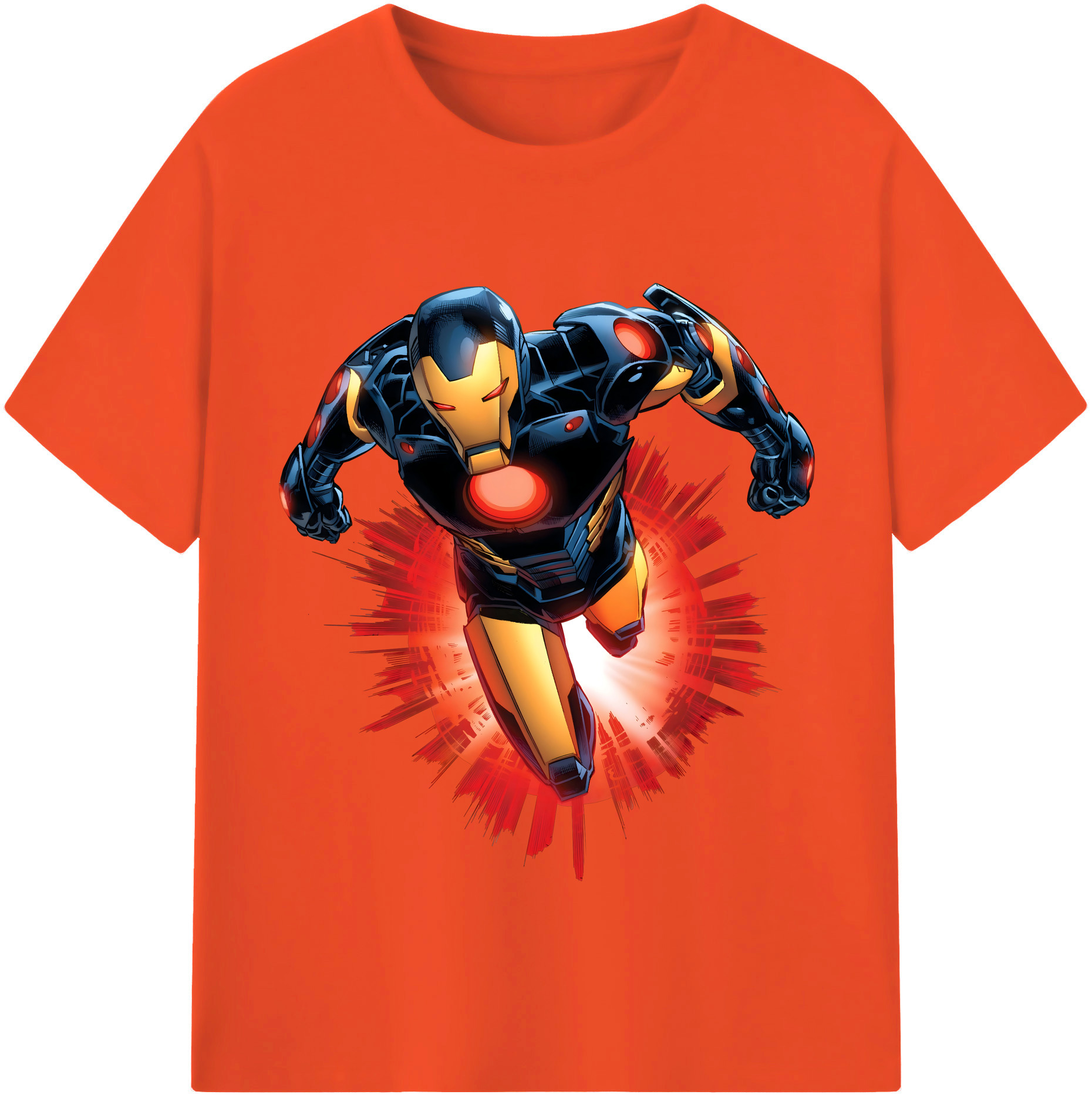 （画像用） アベンジャーズ The Avengers 綿100％半袖Tシャツ（フロントプリント）