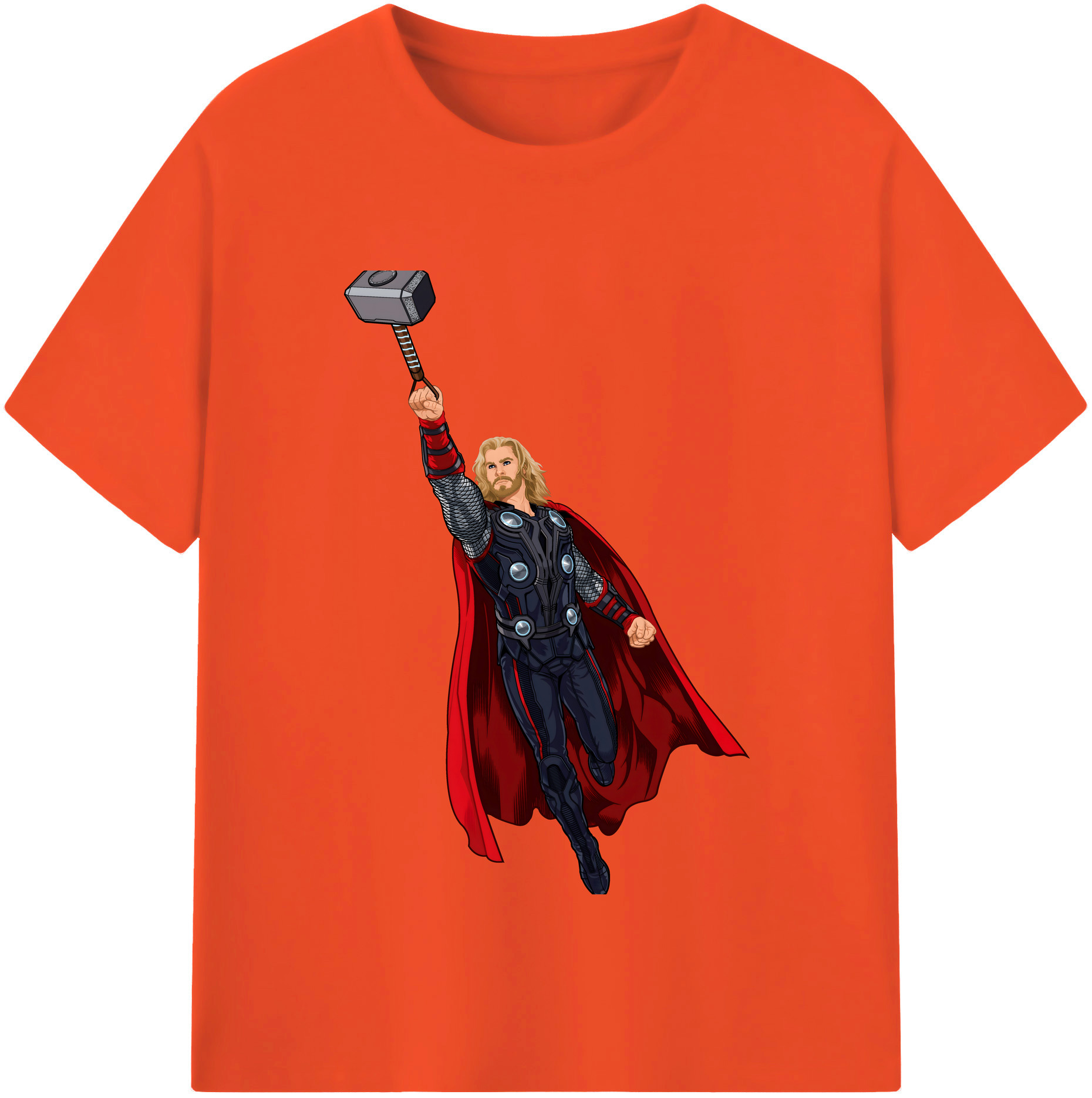 （画像用） アベンジャーズ The Avengers 綿100％半袖Tシャツ（フロントプリント）