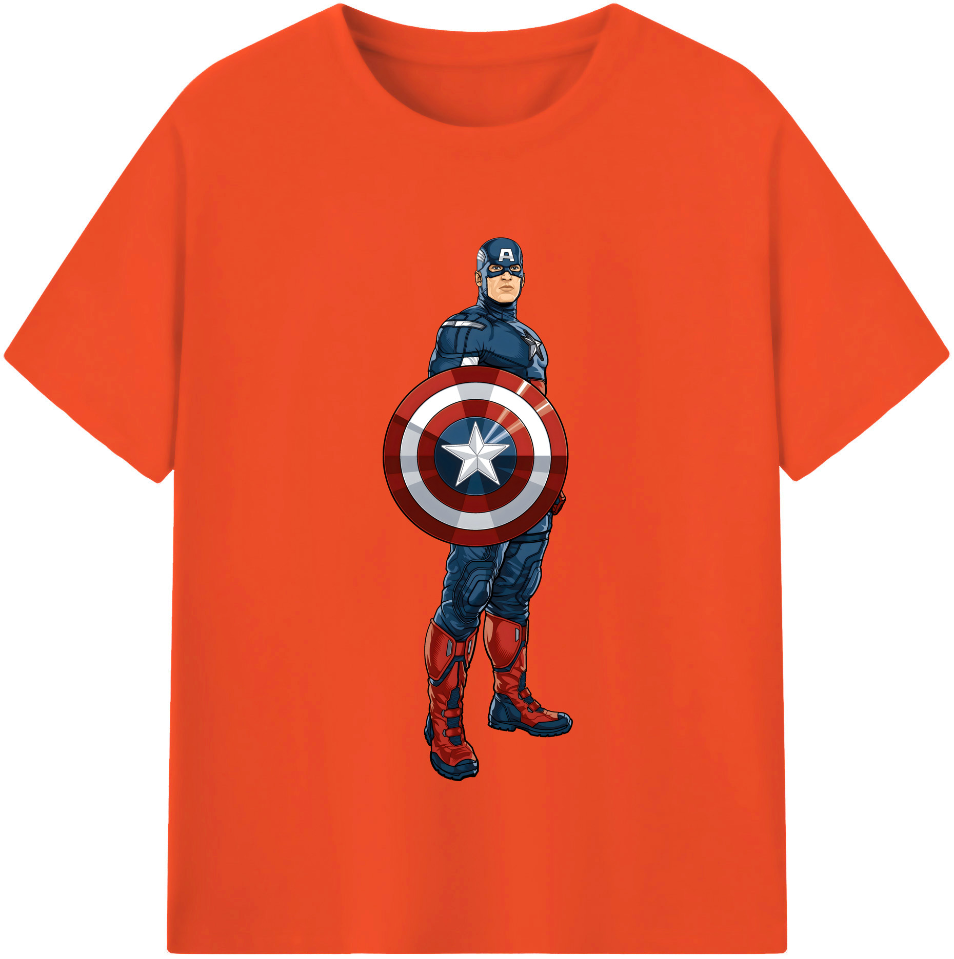 （画像用） アベンジャーズ The Avengers 綿100％半袖Tシャツ（フロントプリント）