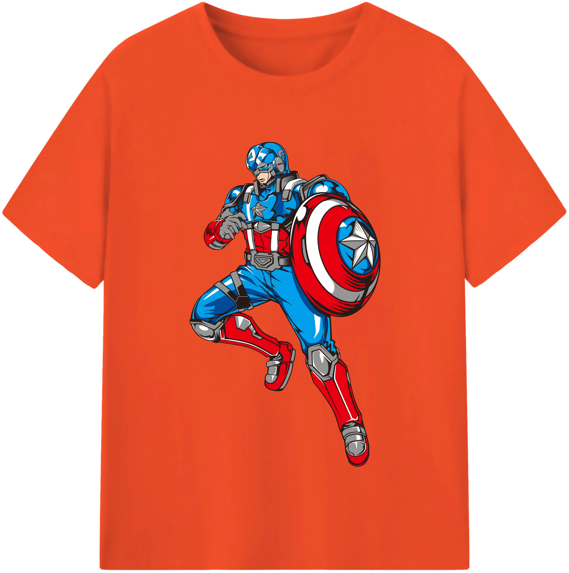 （画像用） アベンジャーズ The Avengers 綿100％半袖Tシャツ（フロントプリント）
