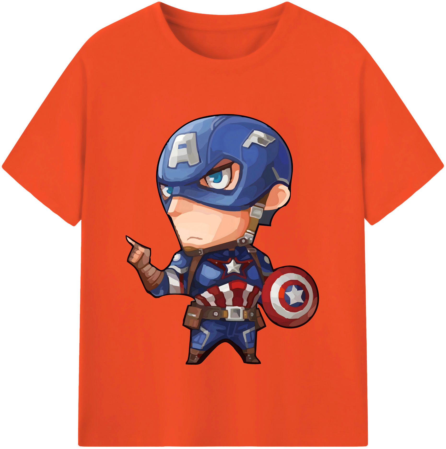 （画像用） アベンジャーズ The Avengers 綿100％半袖Tシャツ（フロントプリント）