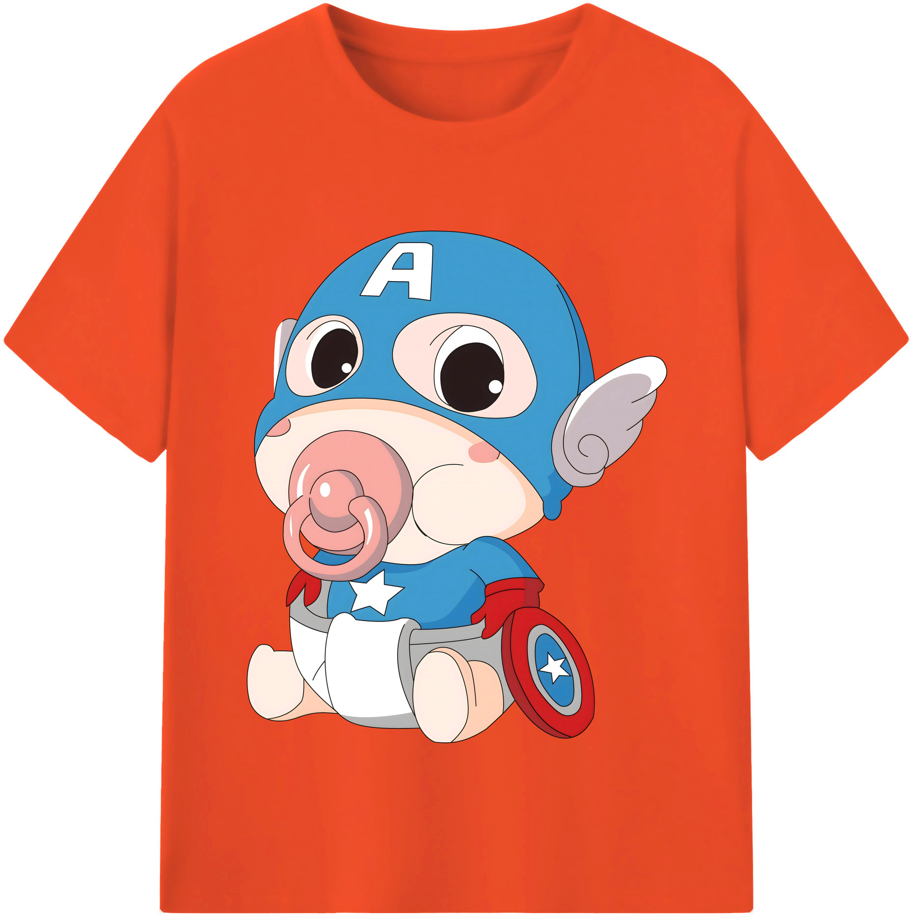 （画像用） アベンジャーズ The Avengers 綿100％半袖Tシャツ（フロントプリント）