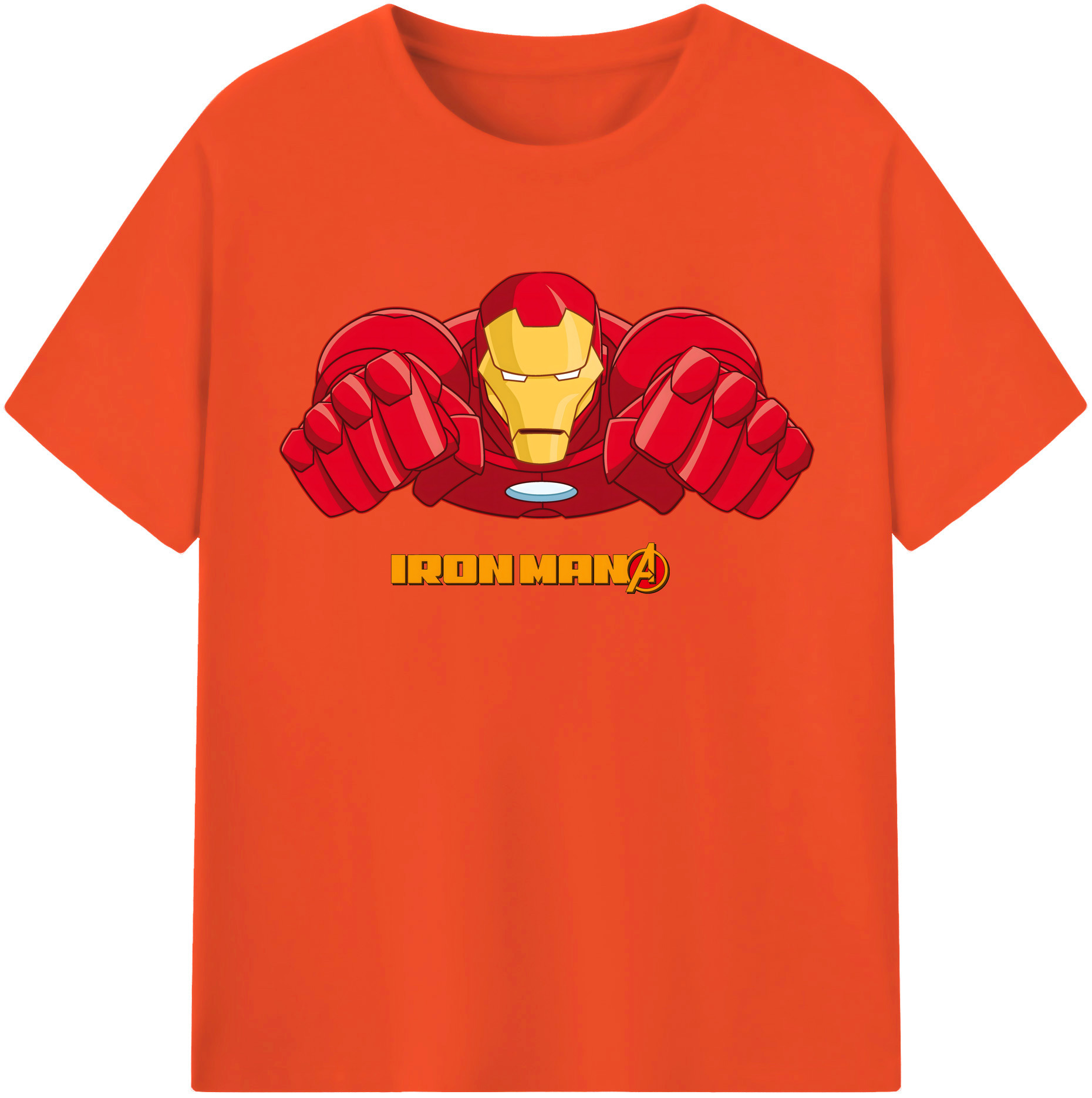 （画像用） アベンジャーズ The Avengers 綿100％半袖Tシャツ（フロントプリント）