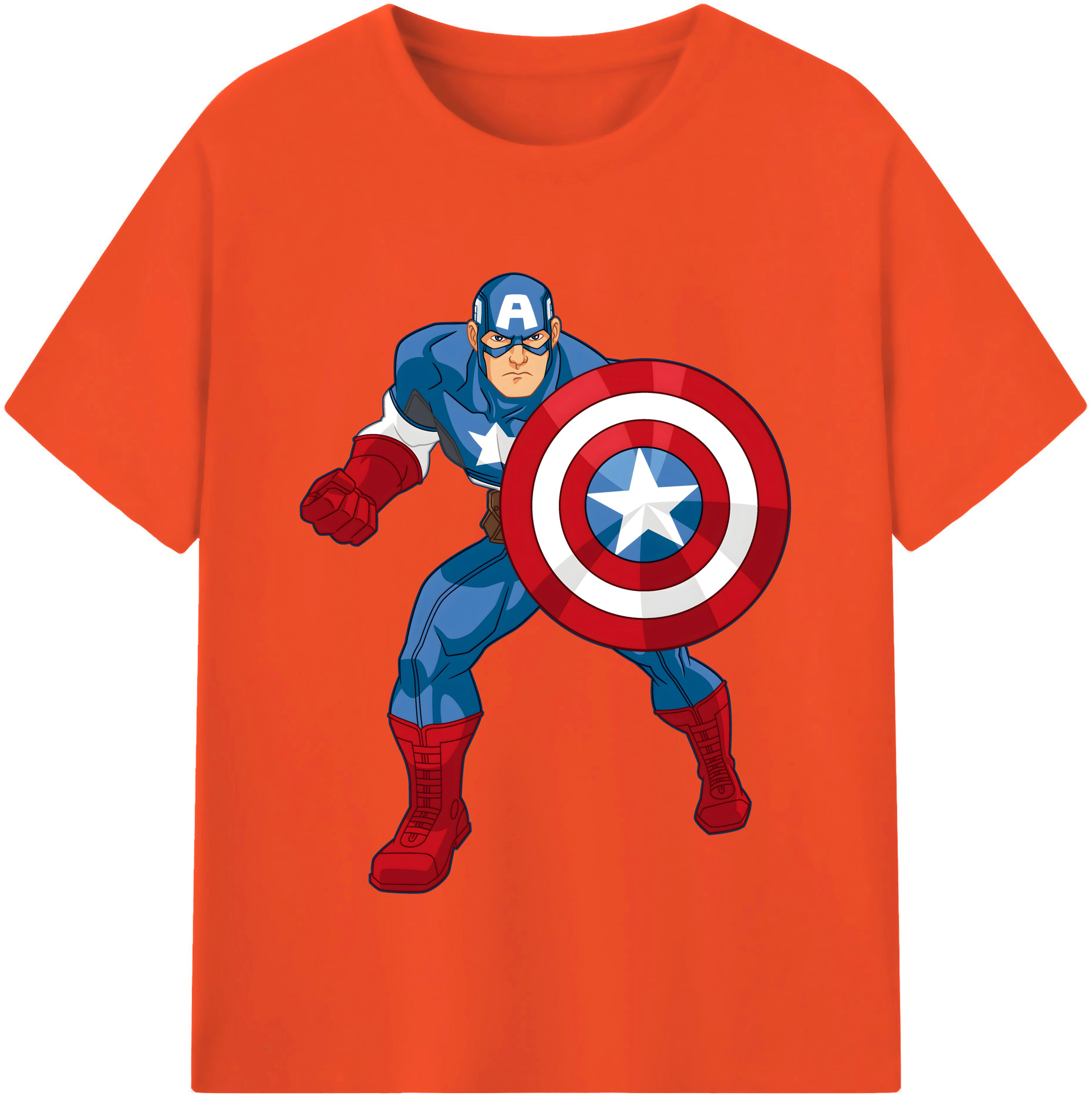 （画像用） アベンジャーズ The Avengers 綿100％半袖Tシャツ（フロントプリント）