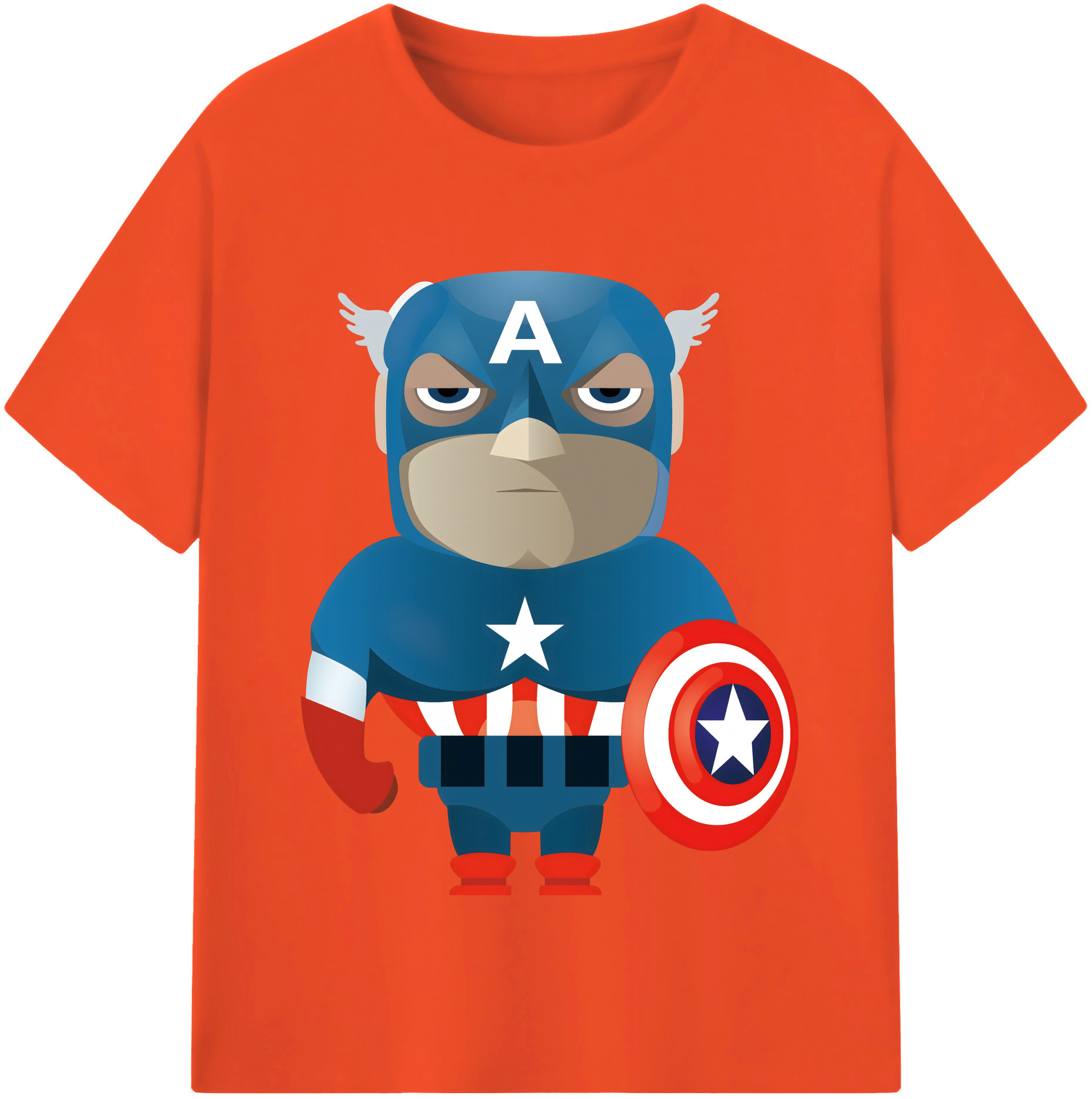 （画像用） アベンジャーズ The Avengers 綿100％半袖Tシャツ（フロントプリント）