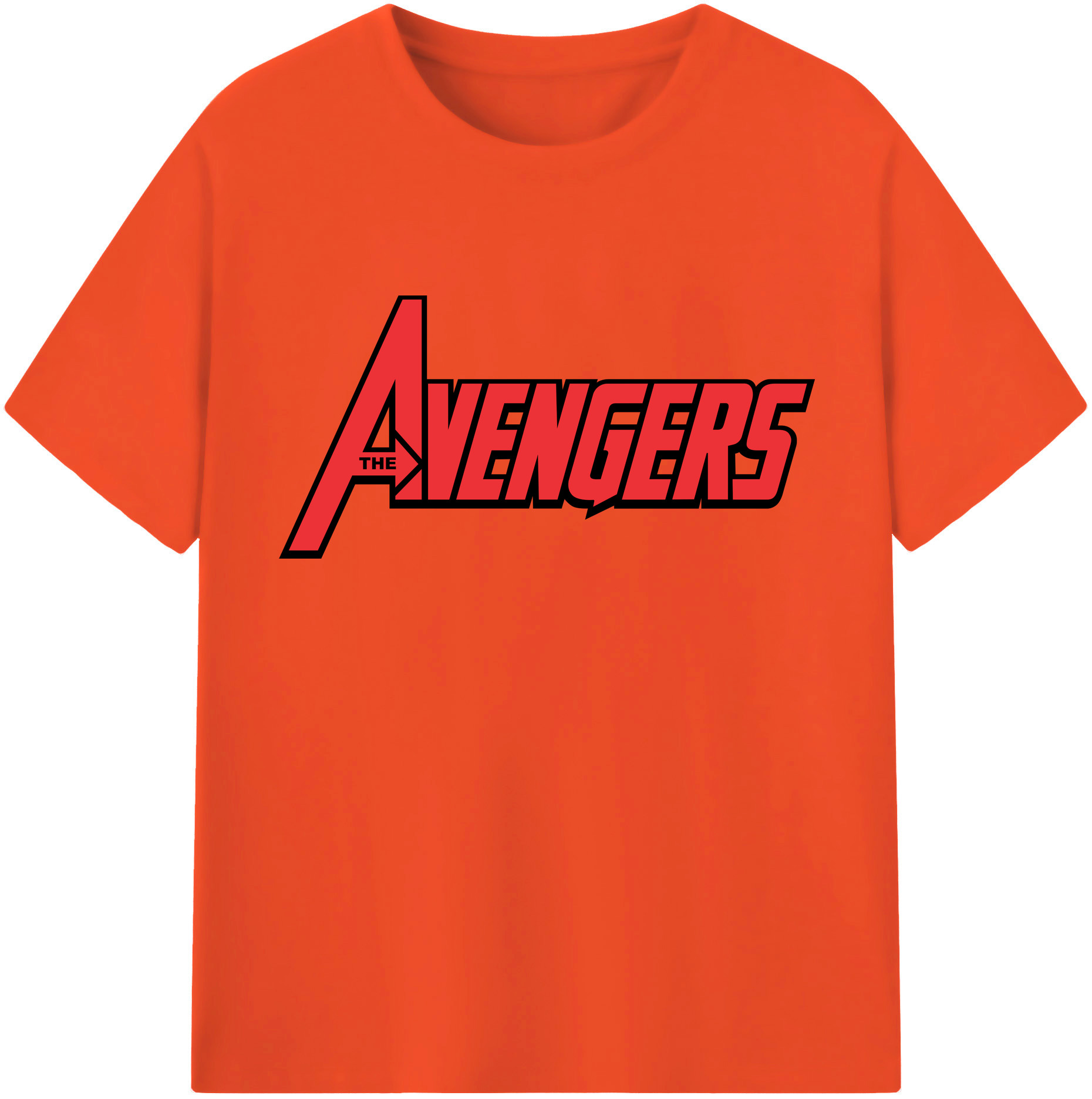 （画像用） アベンジャーズ The Avengers 綿100％半袖Tシャツ（フロントプリント）