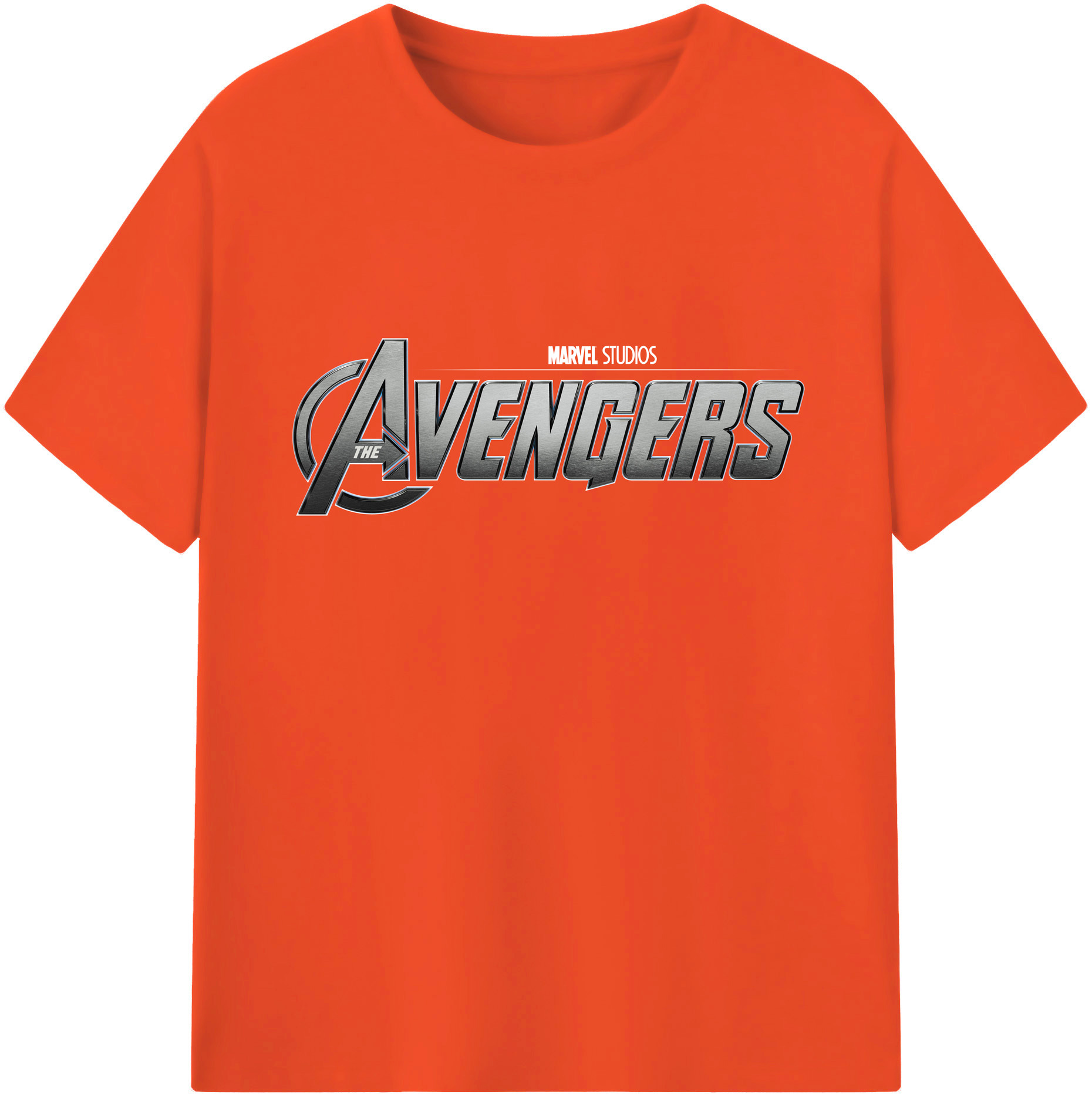 （画像用） アベンジャーズ The Avengers 綿100％半袖Tシャツ（フロントプリント）