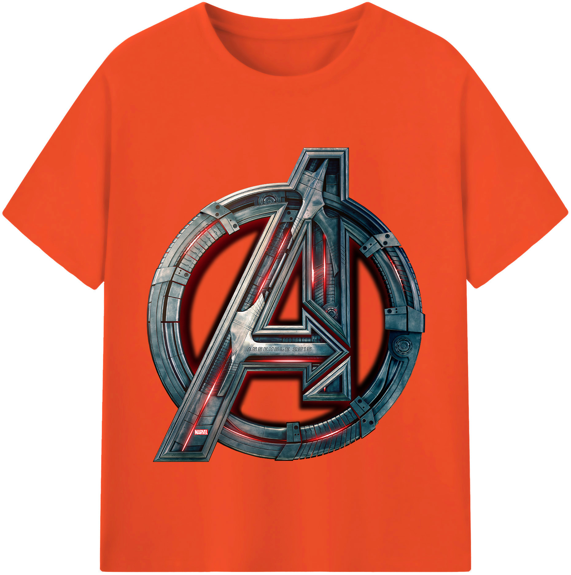（画像用） アベンジャーズ The Avengers 綿100％半袖Tシャツ（フロントプリント）