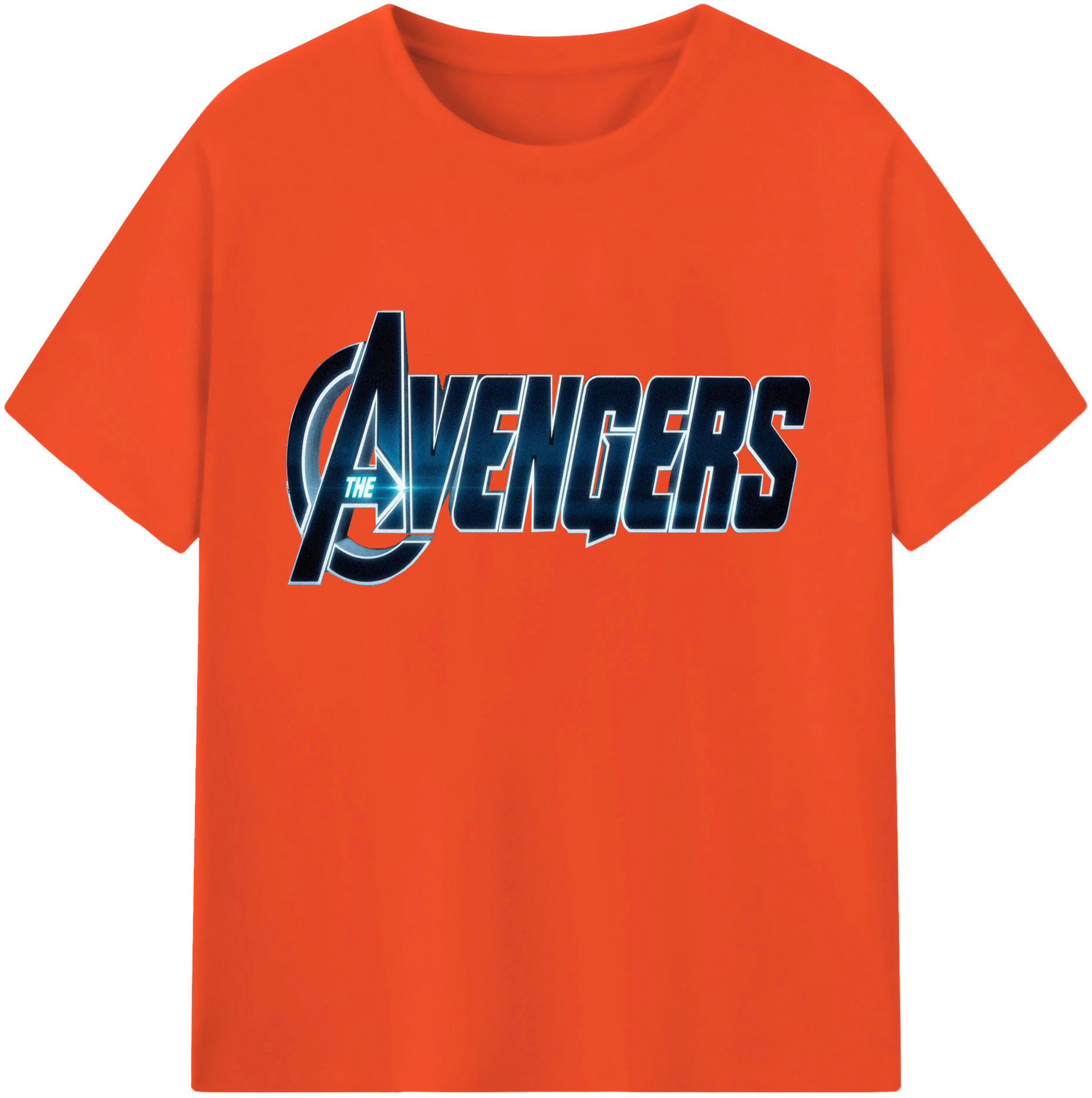 （画像用） アベンジャーズ The Avengers 綿100％半袖Tシャツ（フロントプリント）