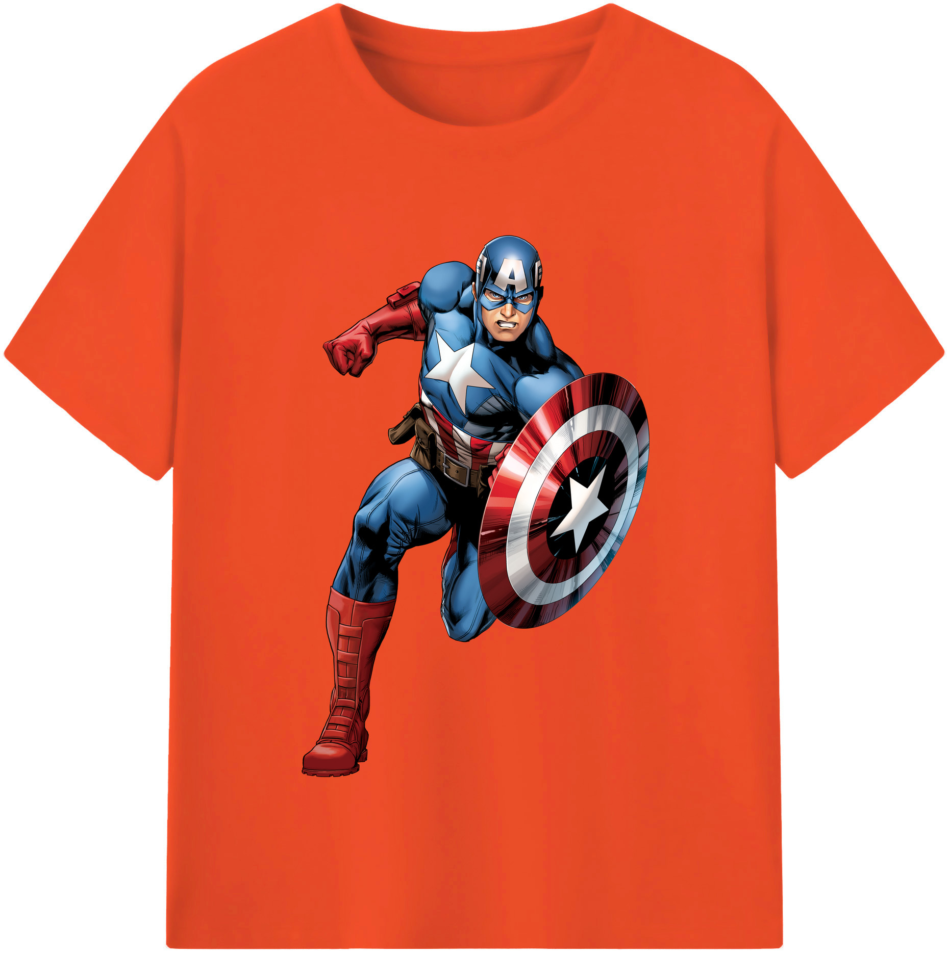 （画像用） アベンジャーズ The Avengers 綿100％半袖Tシャツ（フロントプリント）