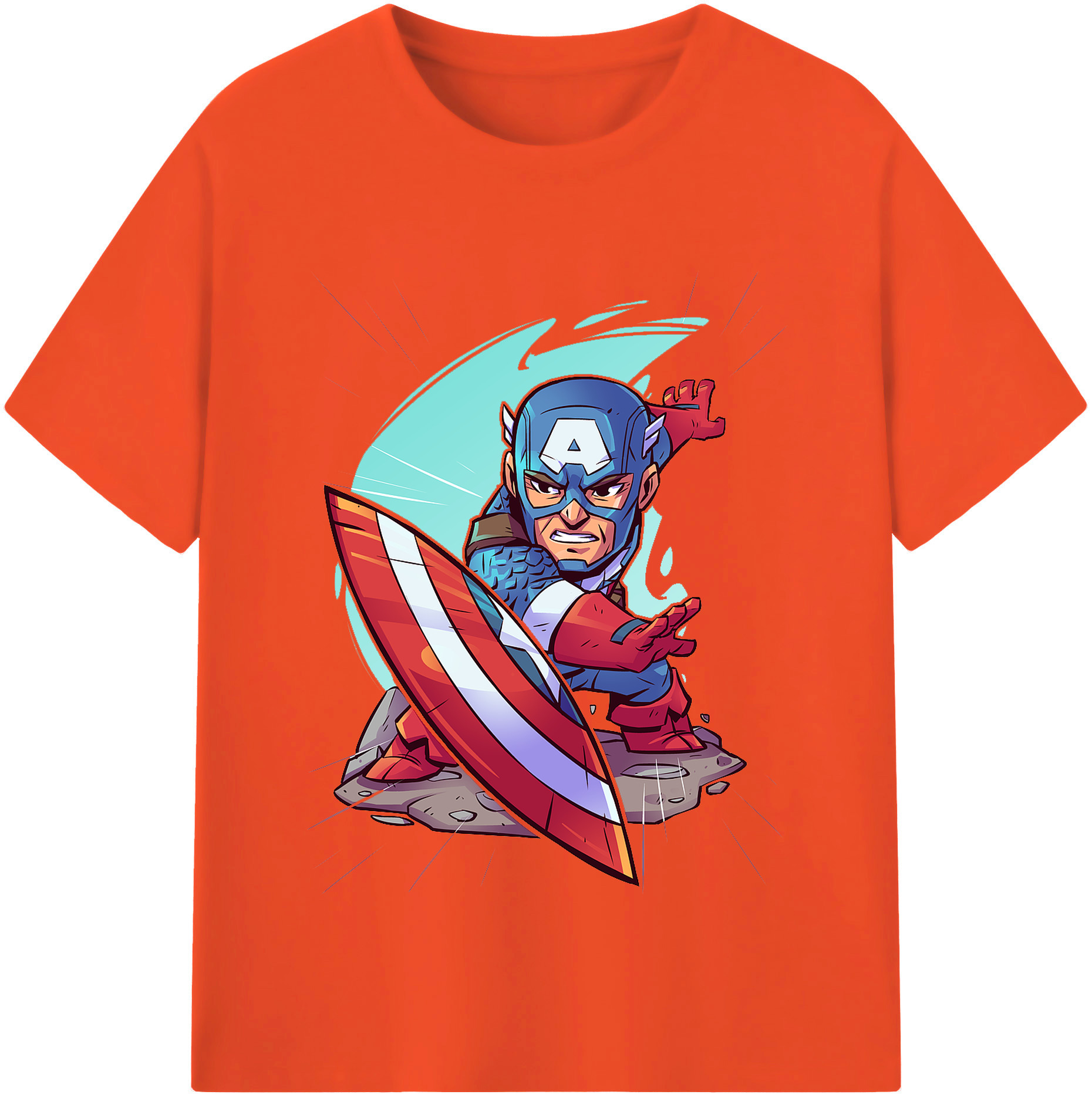 （画像用） アベンジャーズ The Avengers 綿100％半袖Tシャツ（フロントプリント）